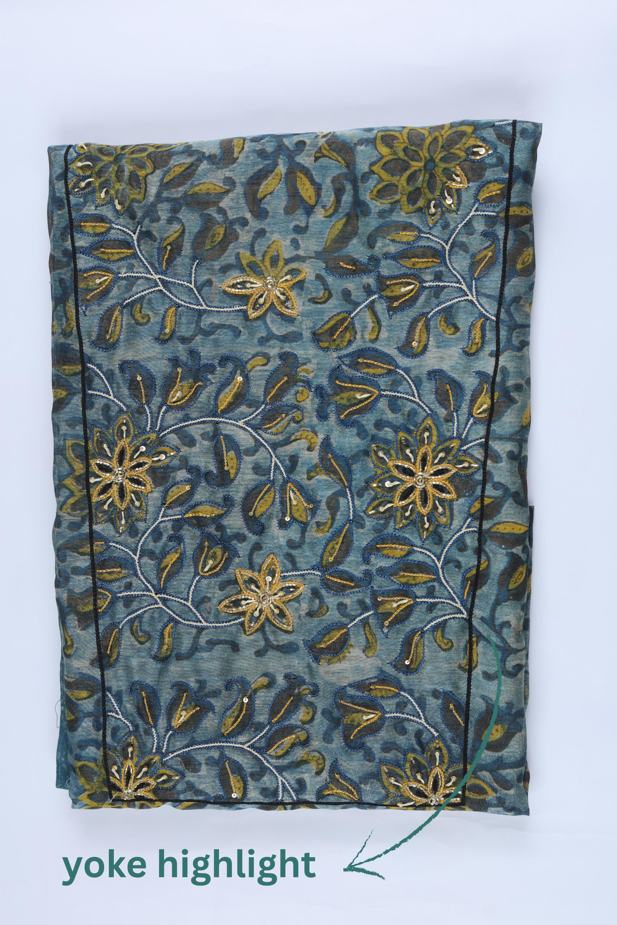 Chanderi 2 Piece Unstitched Set – Elegant Traditional Weave