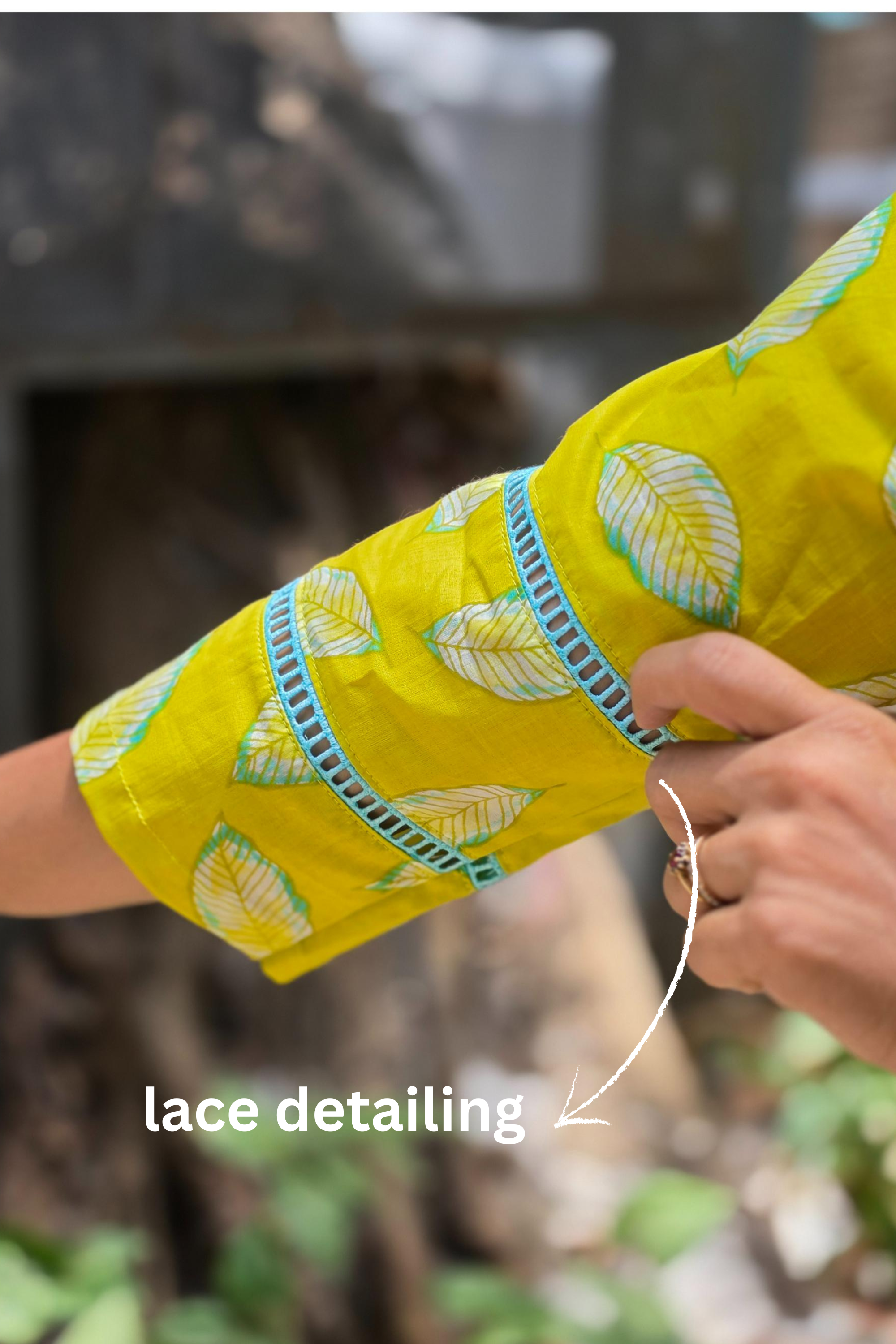 Classic Floral Cotton Cord Set Ready-to-Wear – Elegant Ethnic Design