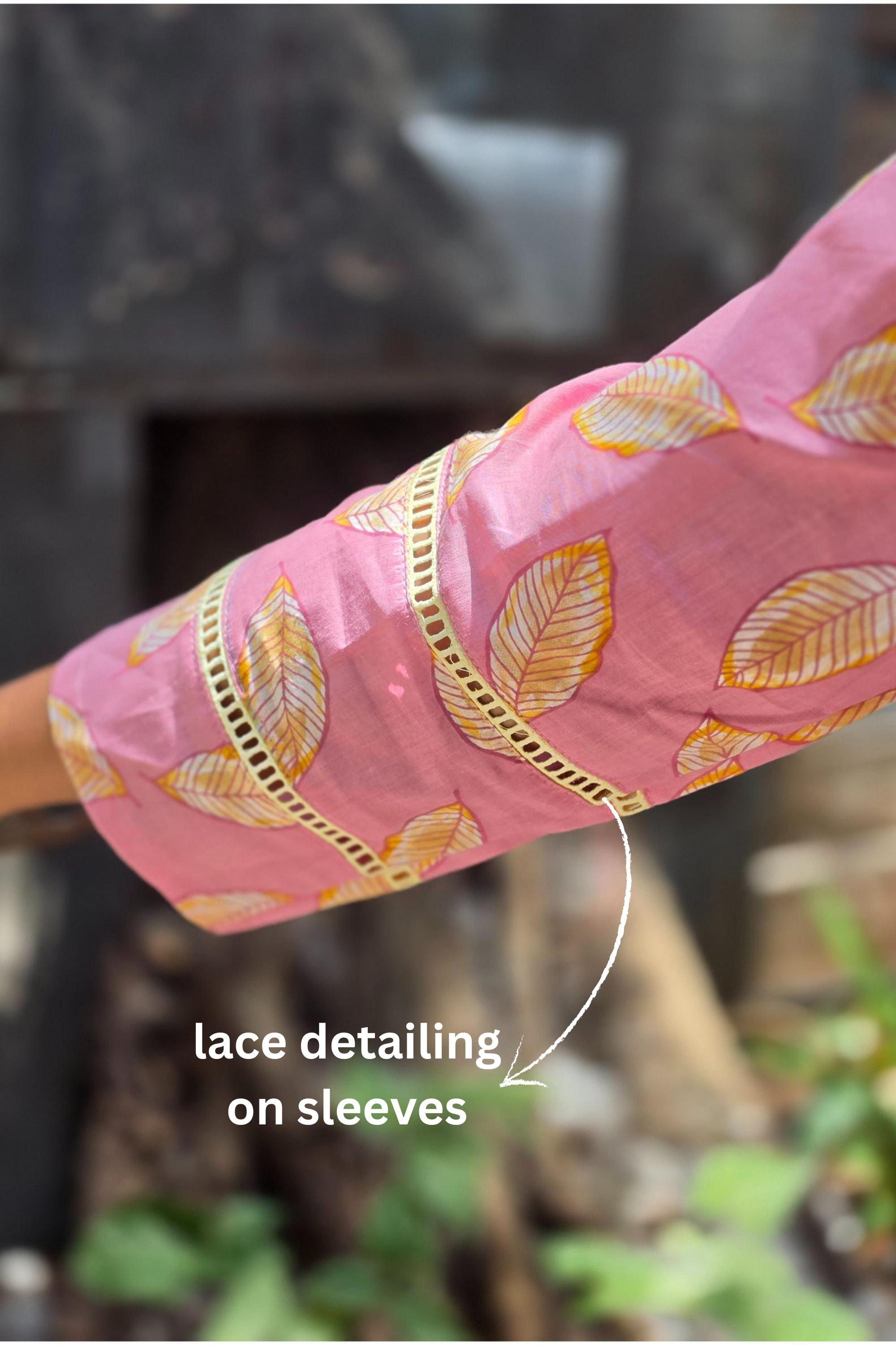 Classic Floral Cotton Cord Set Ready-to-Wear – Elegant Ethnic Design