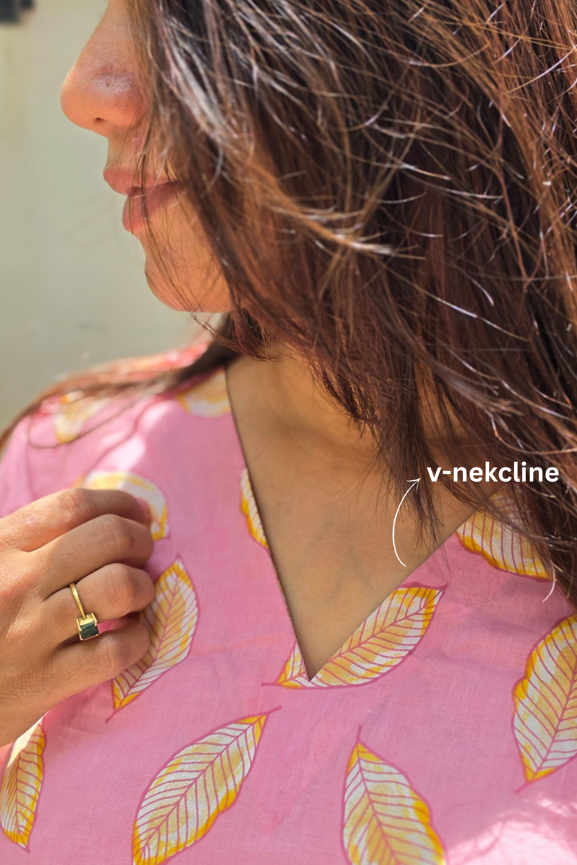 Classic Floral Cotton Cord Set Ready-to-Wear – Elegant Ethnic Design