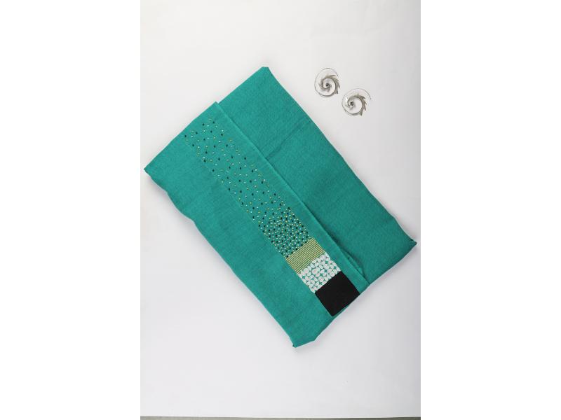 Gawaksh Signature - Turquoise blue Kurta Fabric