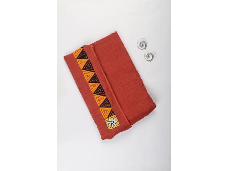 Gawaksh Signature - Rust Kurta Fabric
