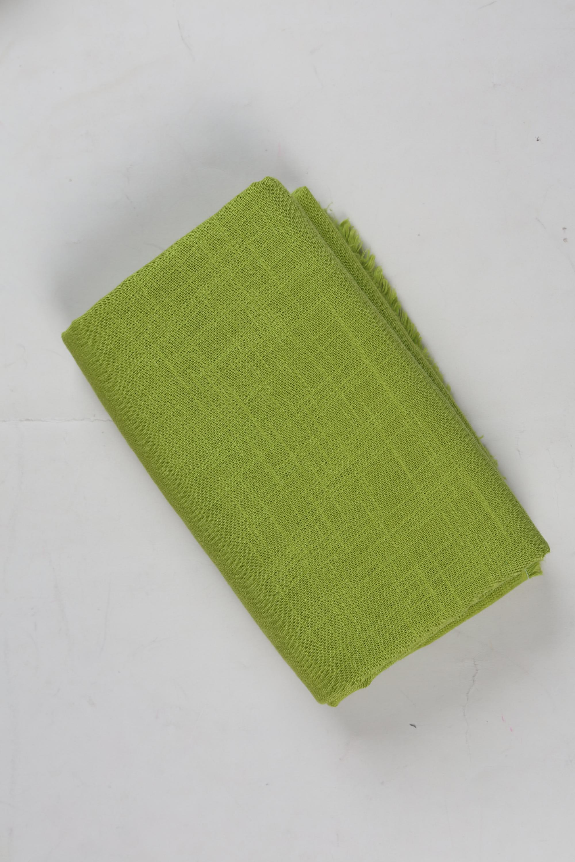 Slub Cotton set with modal Silk Dupatta-01