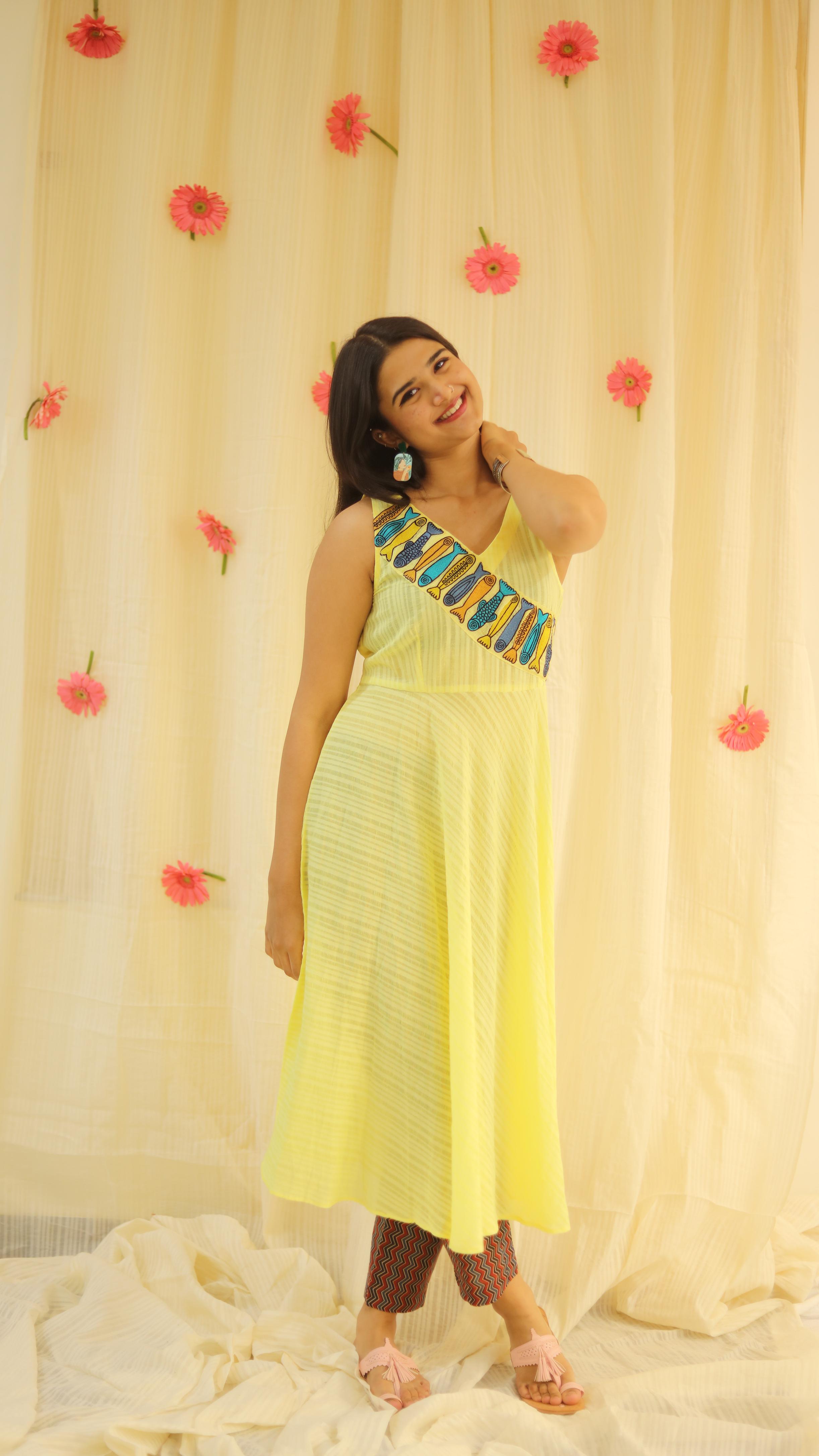 Aqua Bliss – Signature Cotton Kurti