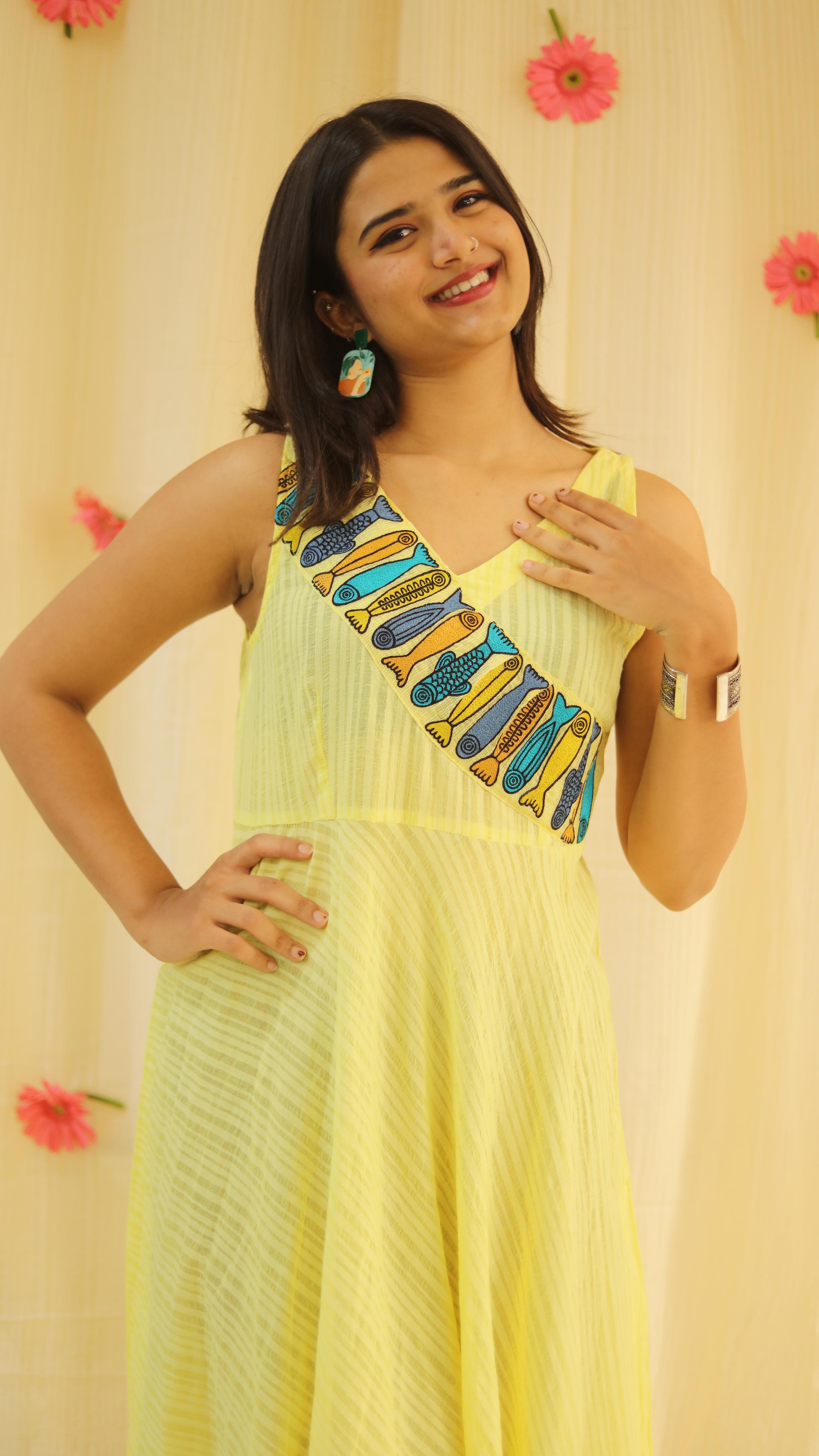 Aqua Bliss – Signature Cotton Kurti