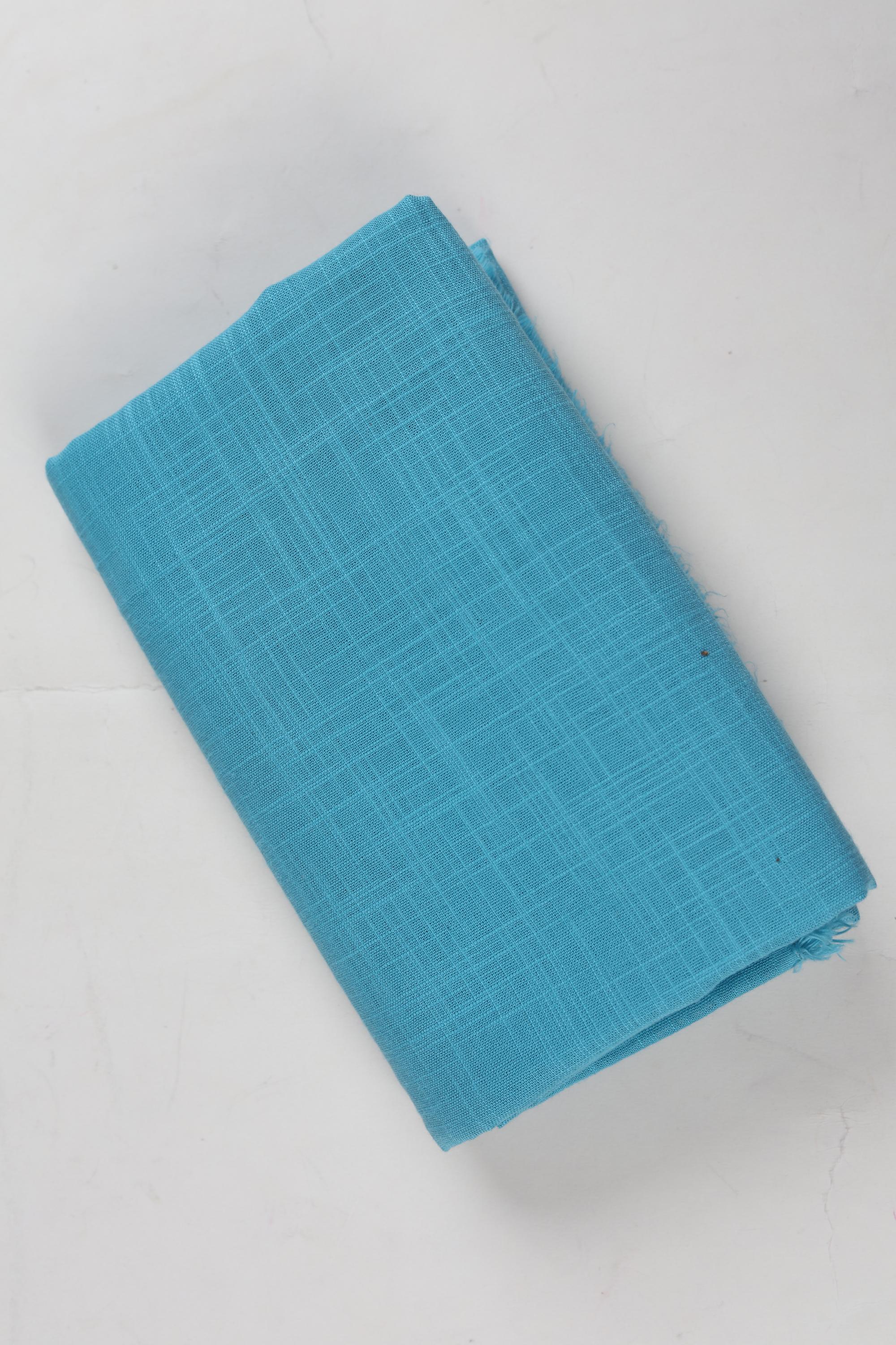 Slub Cotton set with modal Silk Dupatta-04