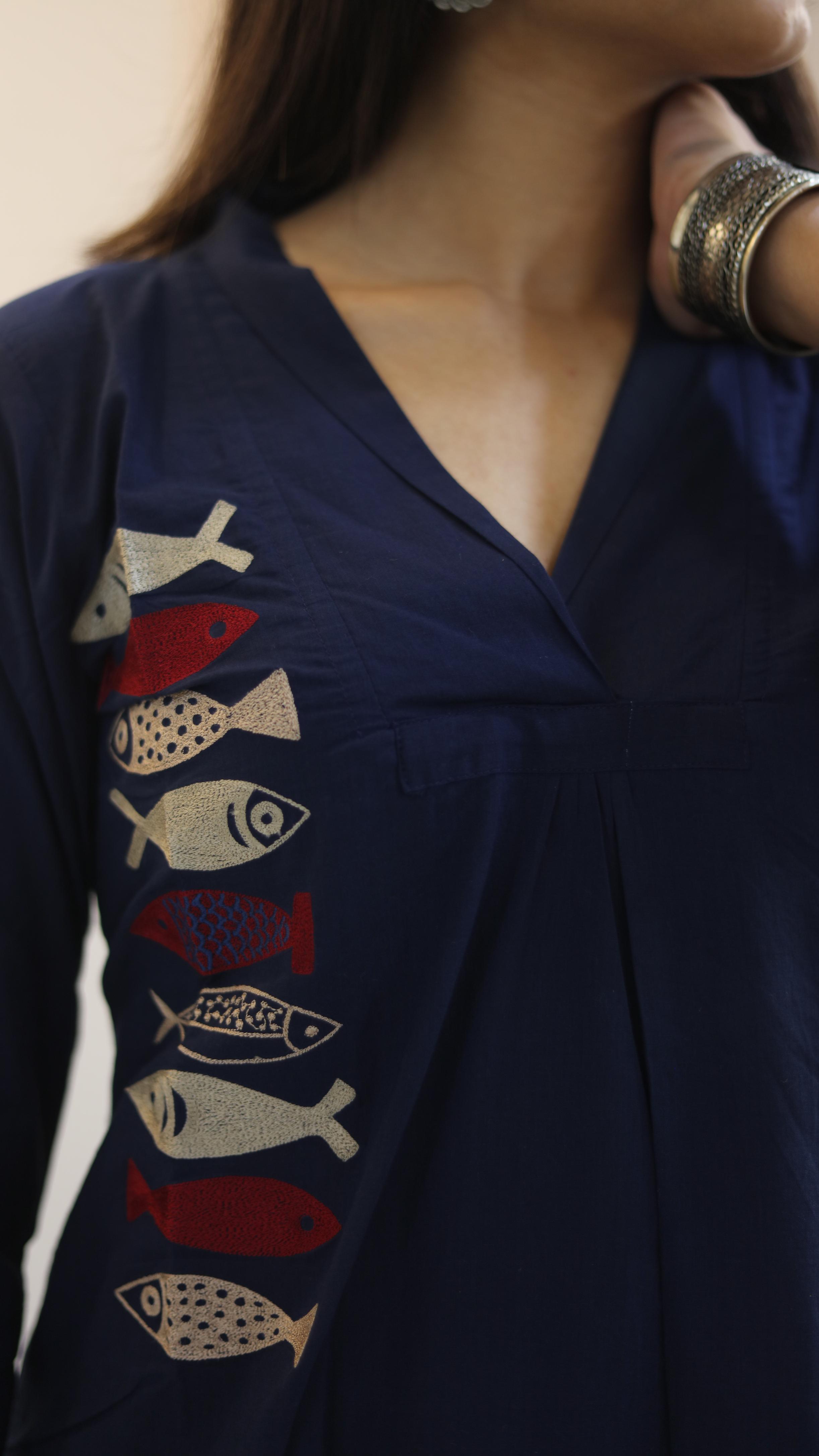 Midnight charm kurti