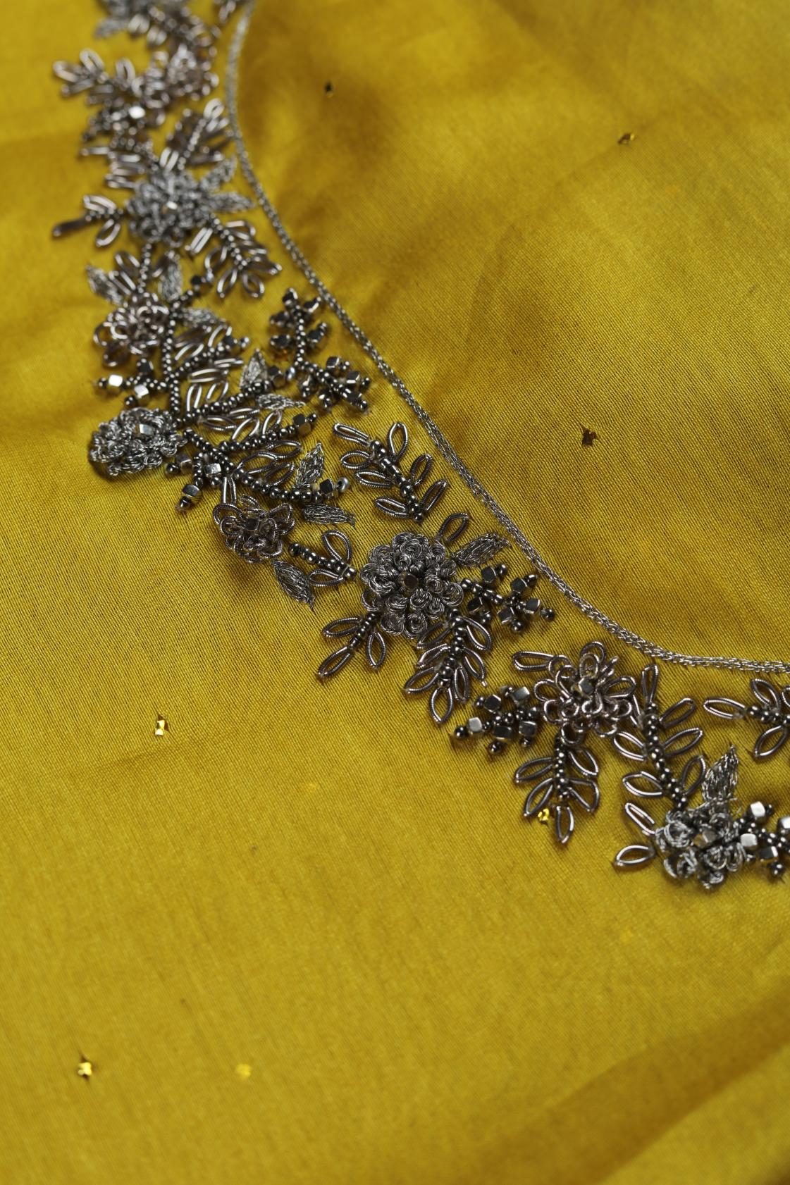 EMBROIDERED Chanderi Set-4