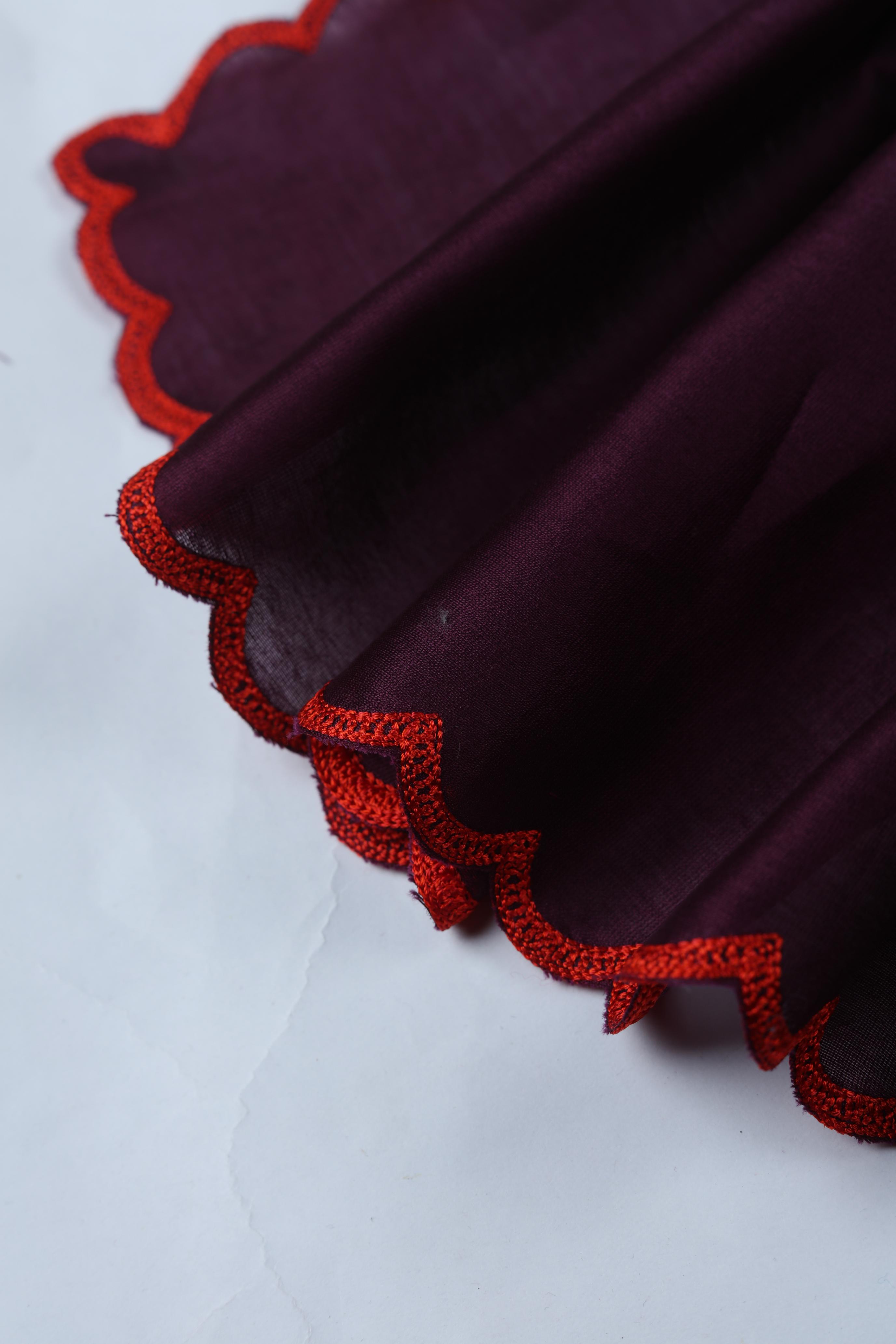 Chanderi Embroidered Set