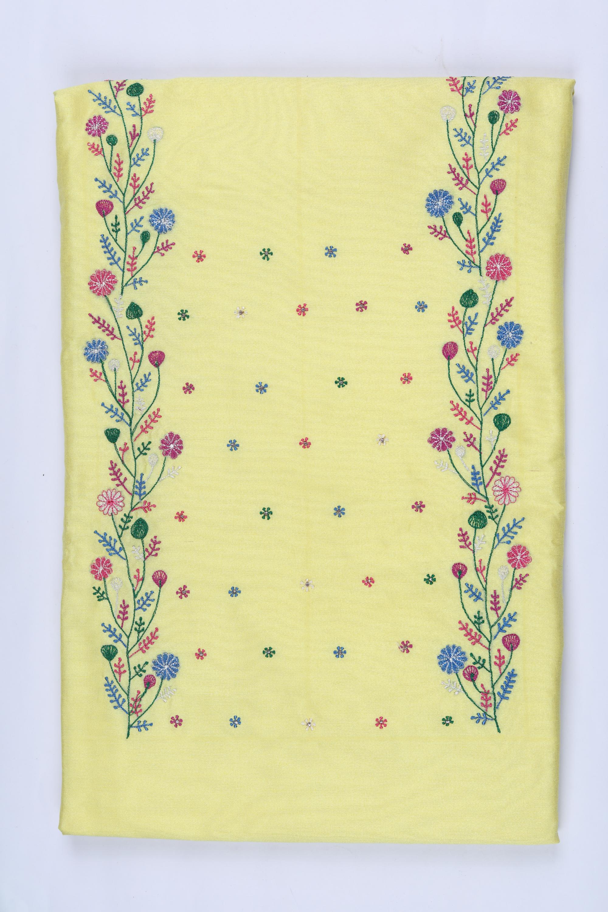 Cotton Silk 3 Piece Unstitched Set -160