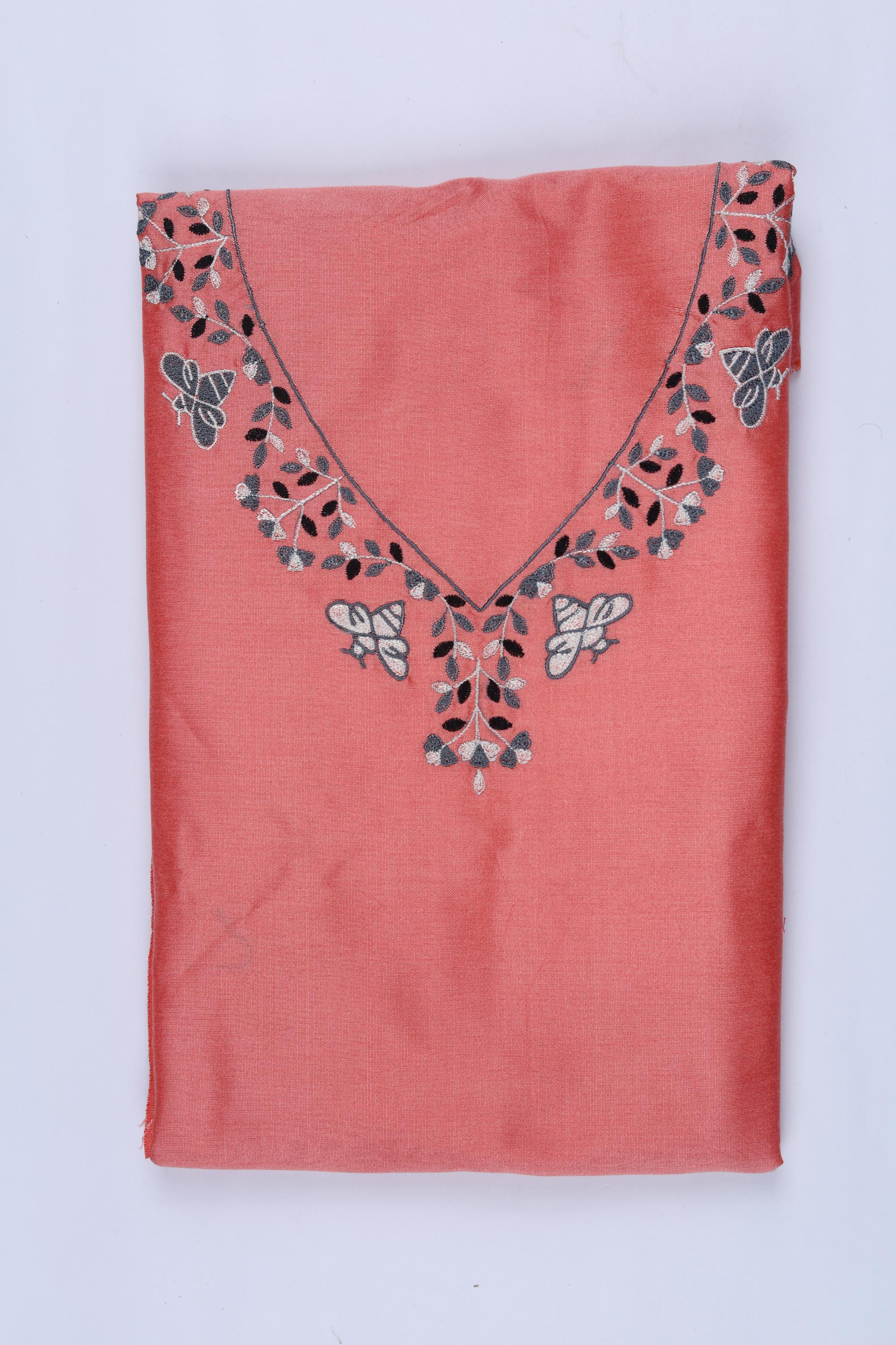 Cotton Silk 3 Piece Unstitched Set -162
