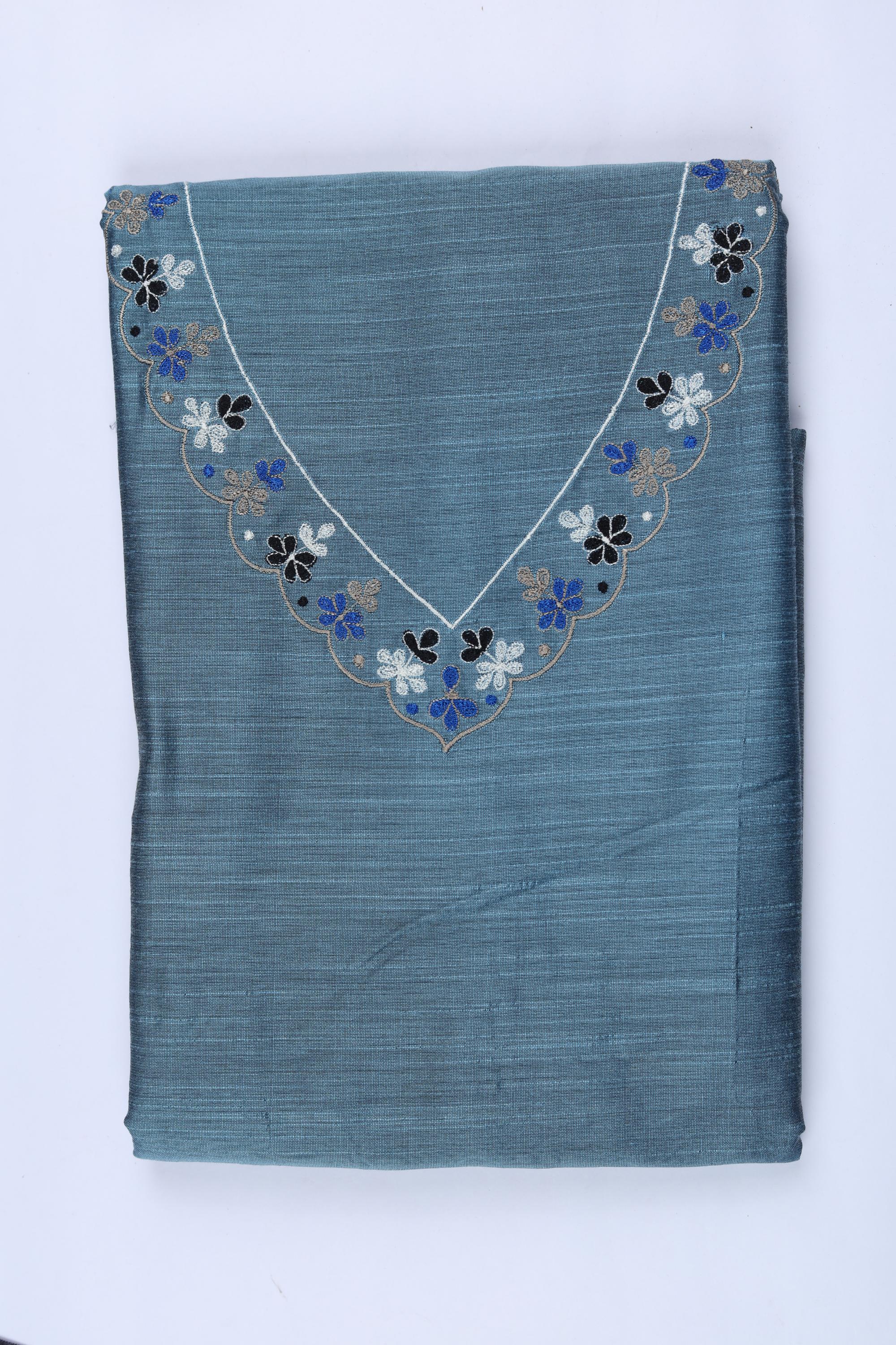 Cotton Silk 3 Piece Unstitched Set -164