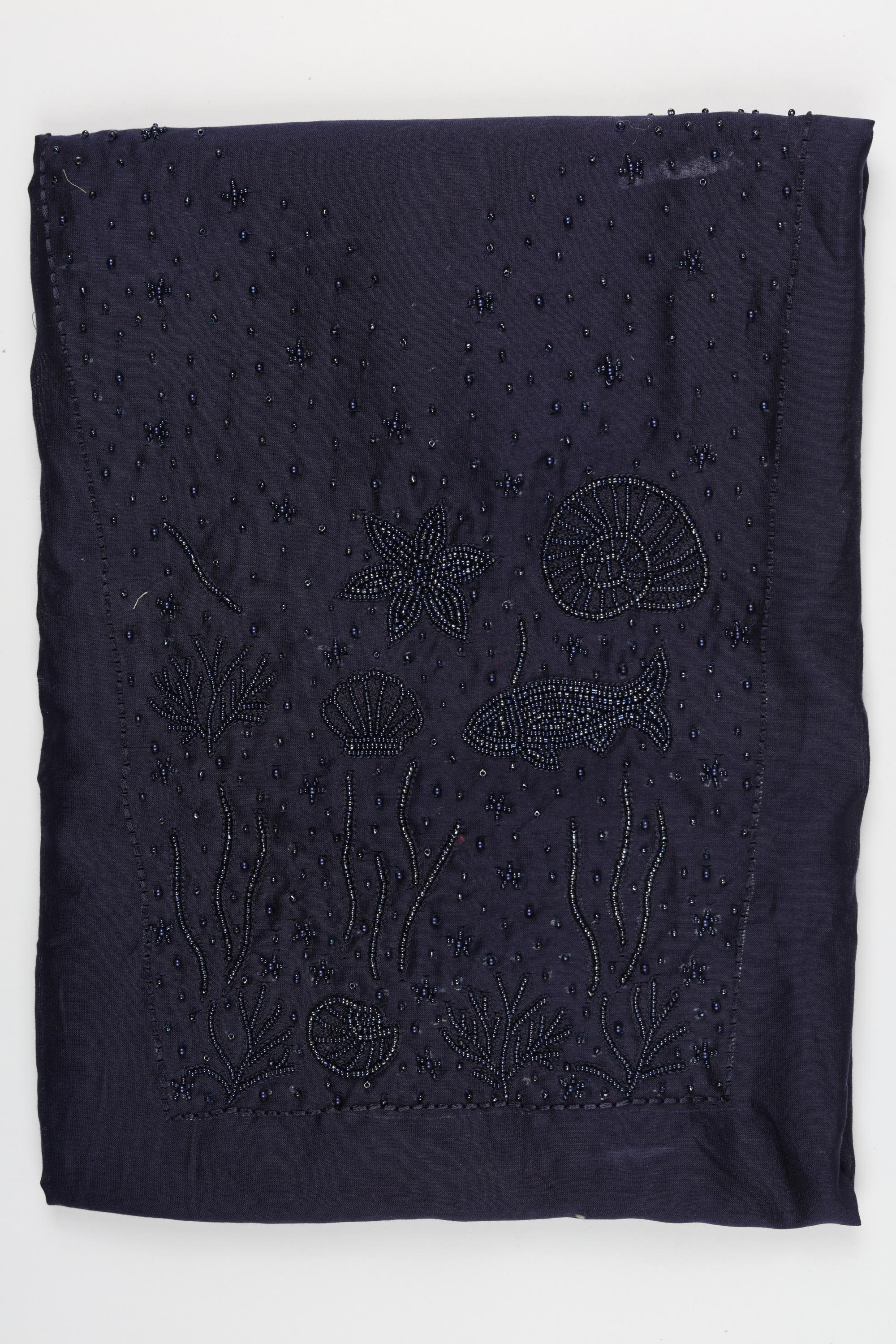 Chanderi Silk 3 Piece Unstitched Set -181