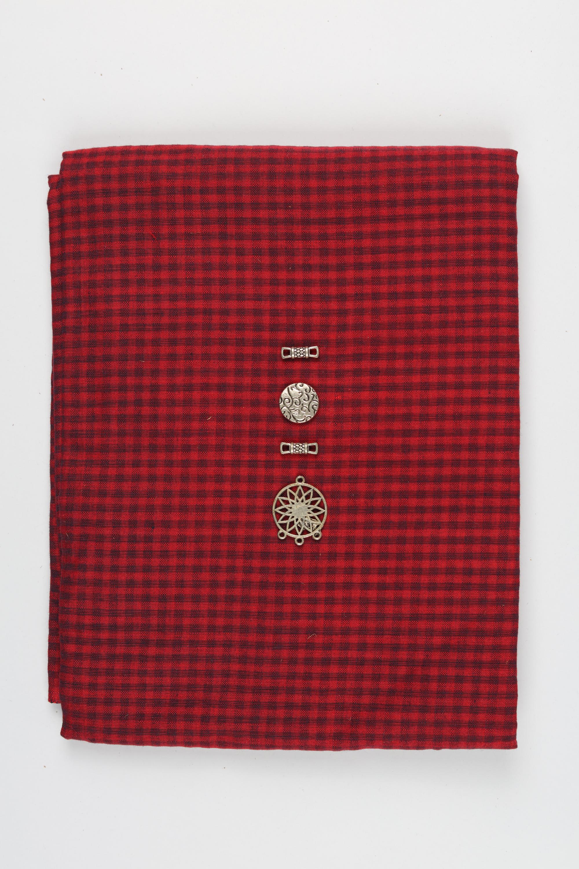 Cotton 3 Piece Unstitched Set -184