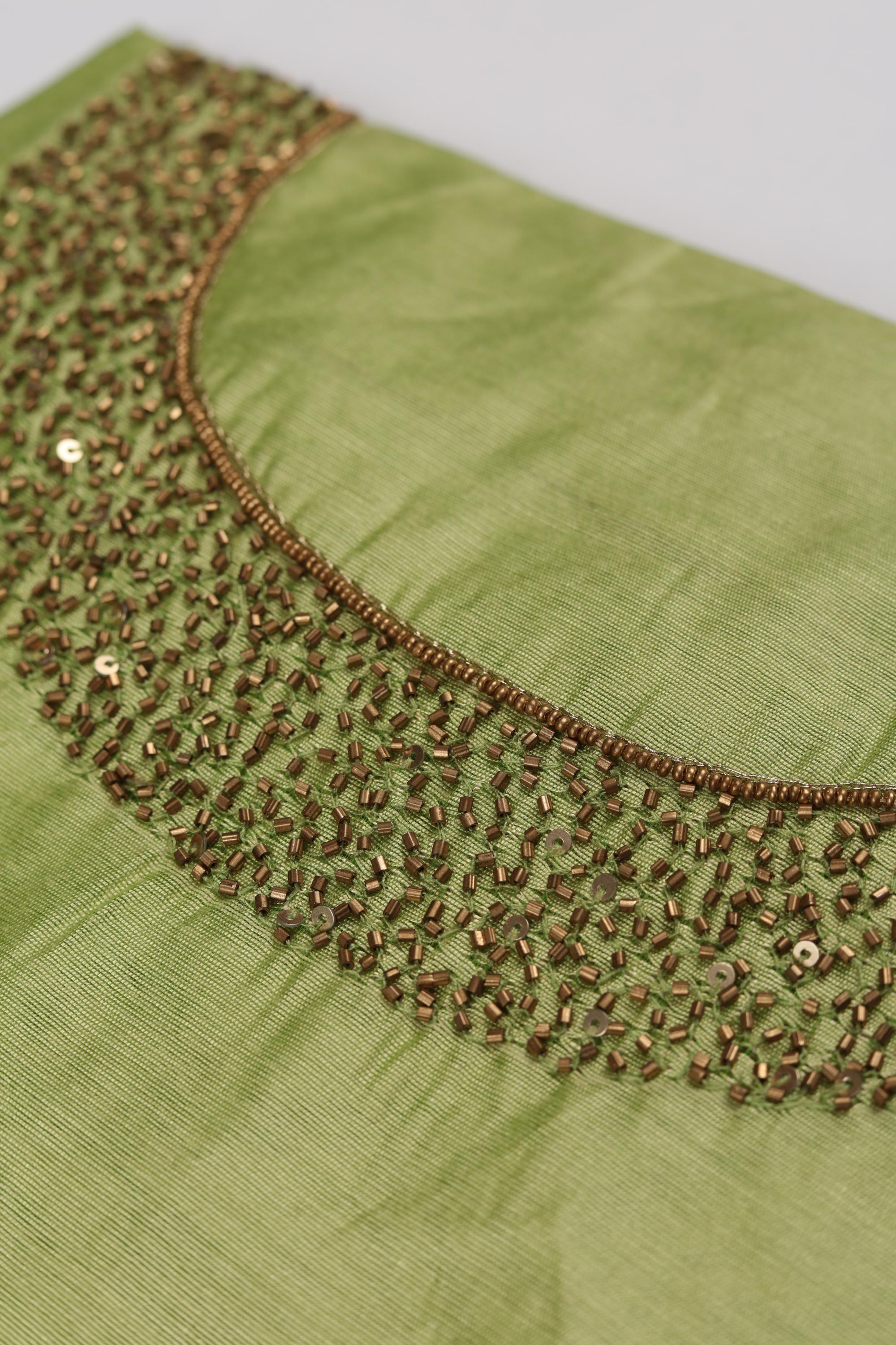 Cotton Silk 3 Piece Unstitched Set -193