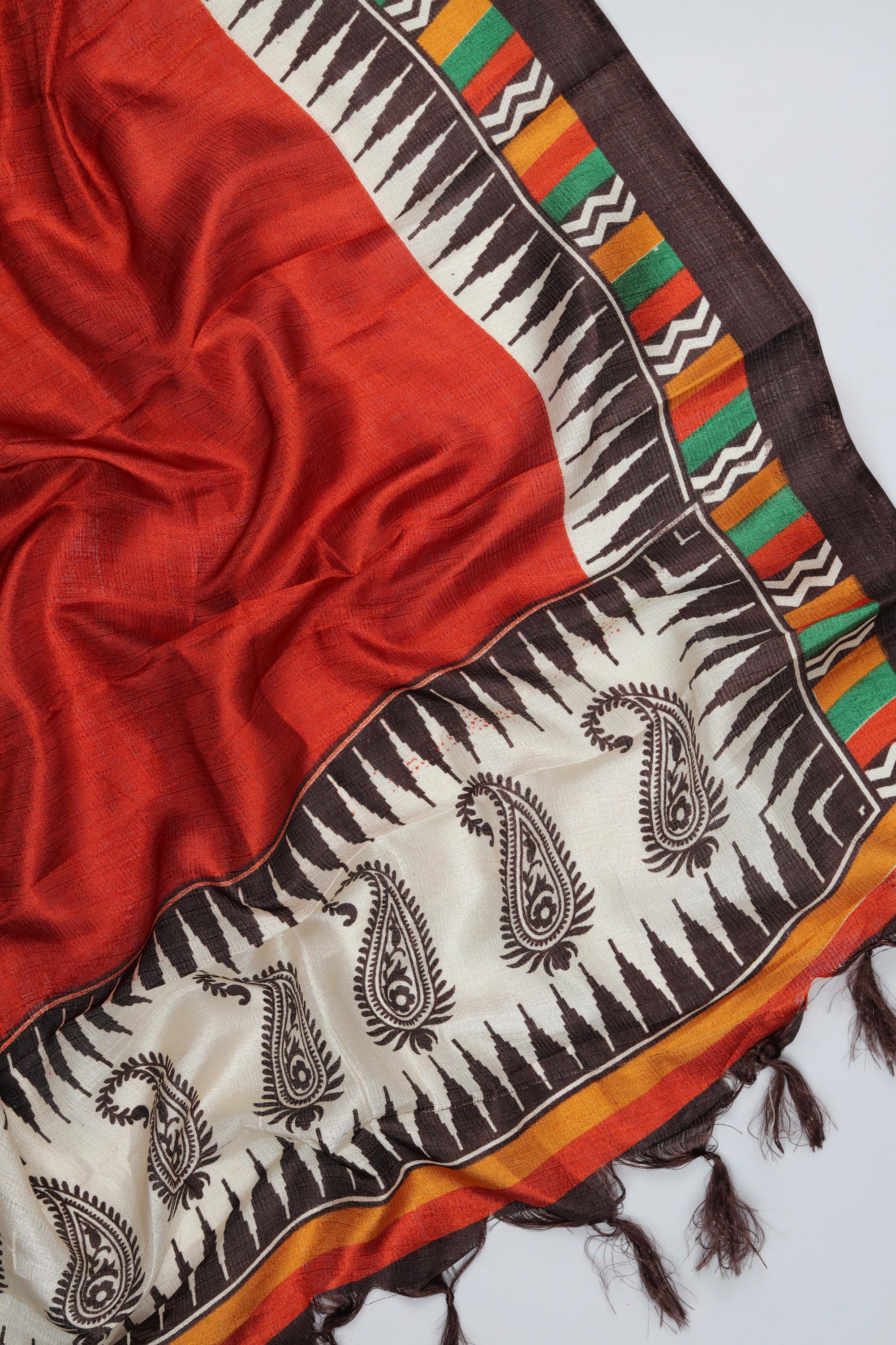 Cotton Silk 3 Piece Unstitched Set -214