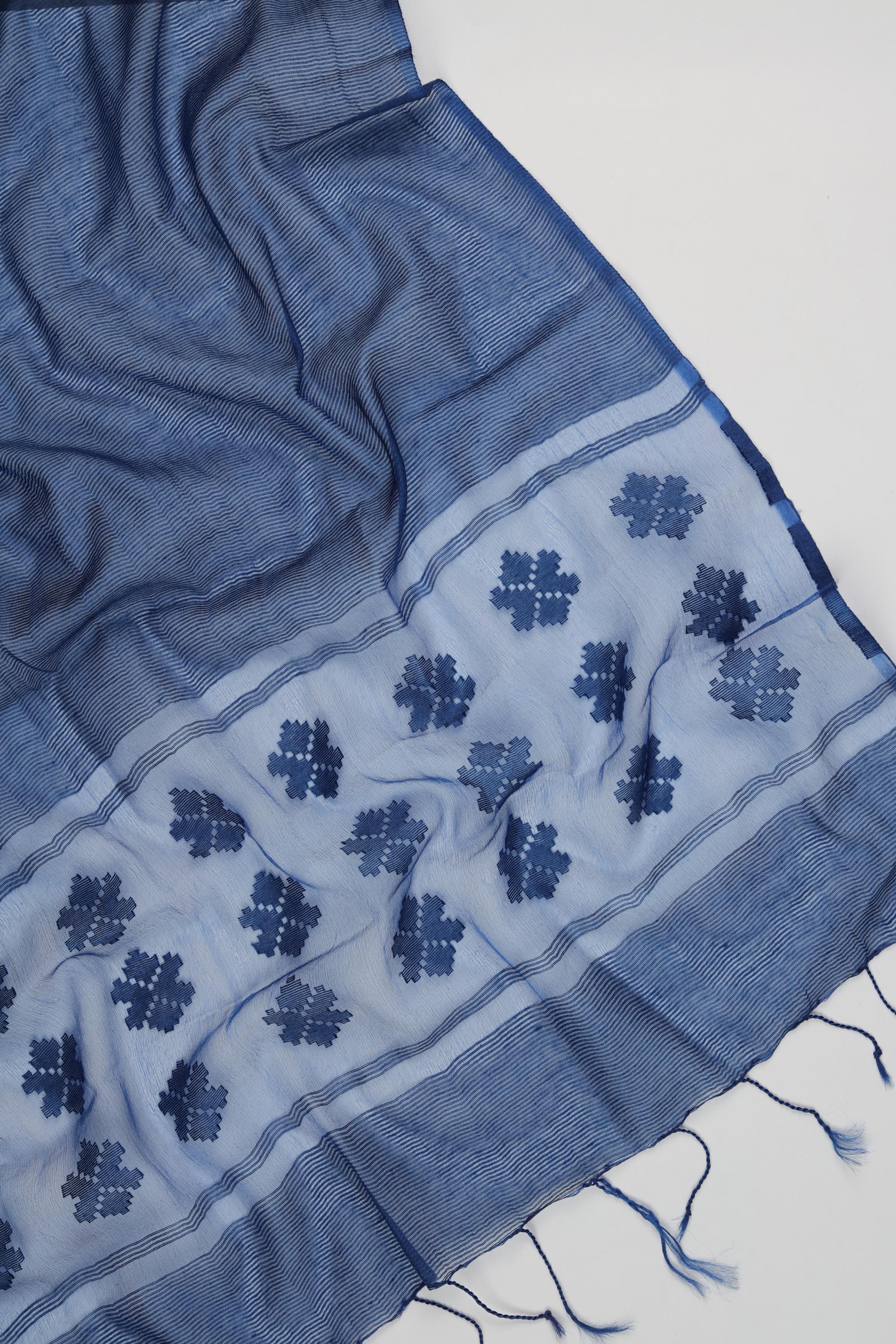 Cotton Silk 3 Piece Unstitched Set -215