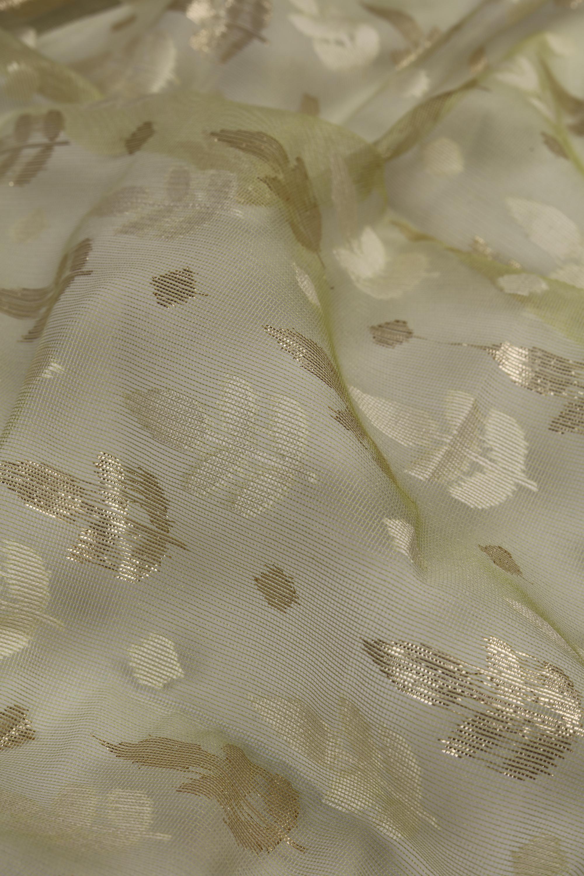 Cotton Silk 3 Piece Unstitched Set -218