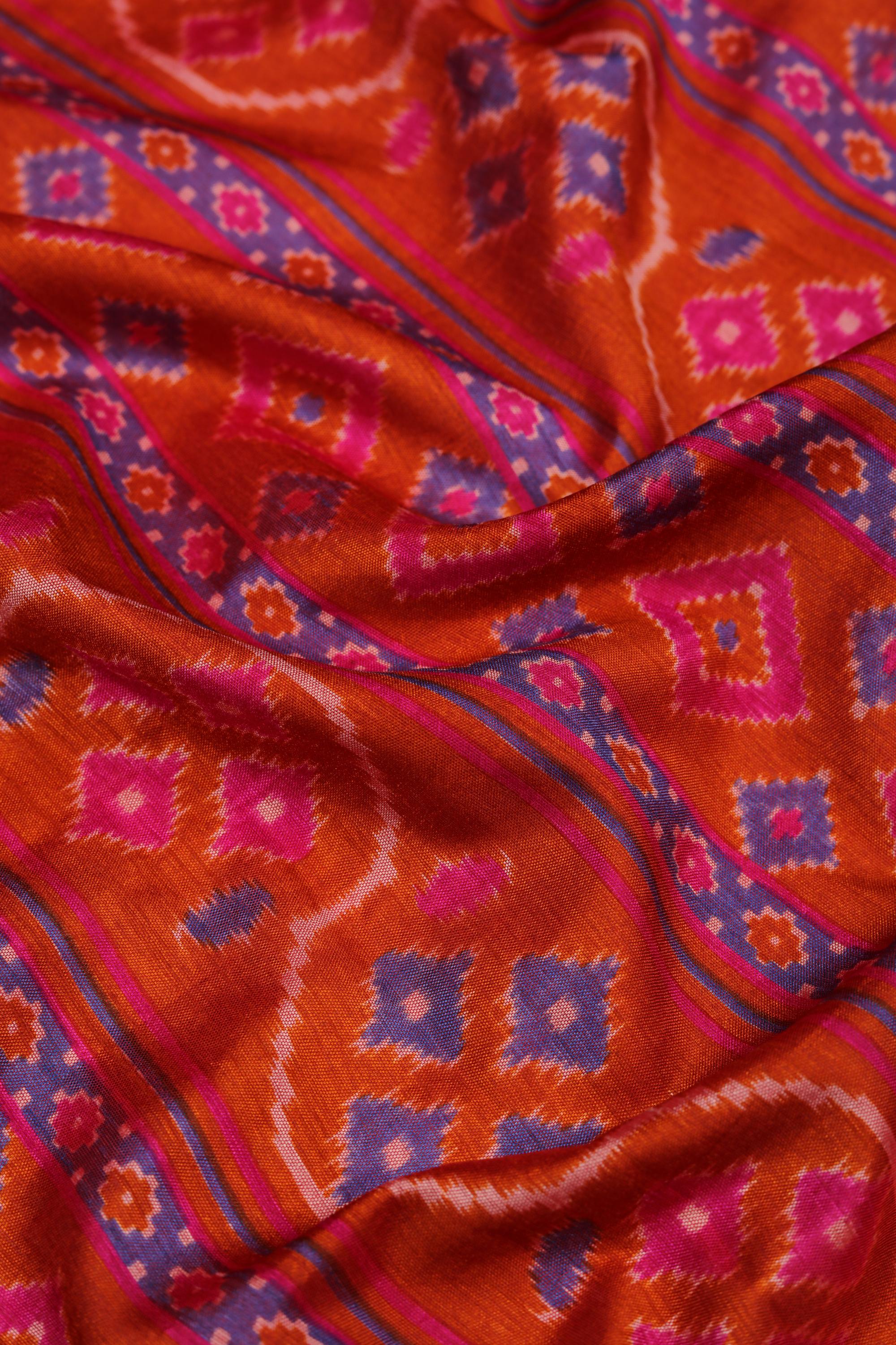 Cotton Silk 3 Piece Unstitched Set -219