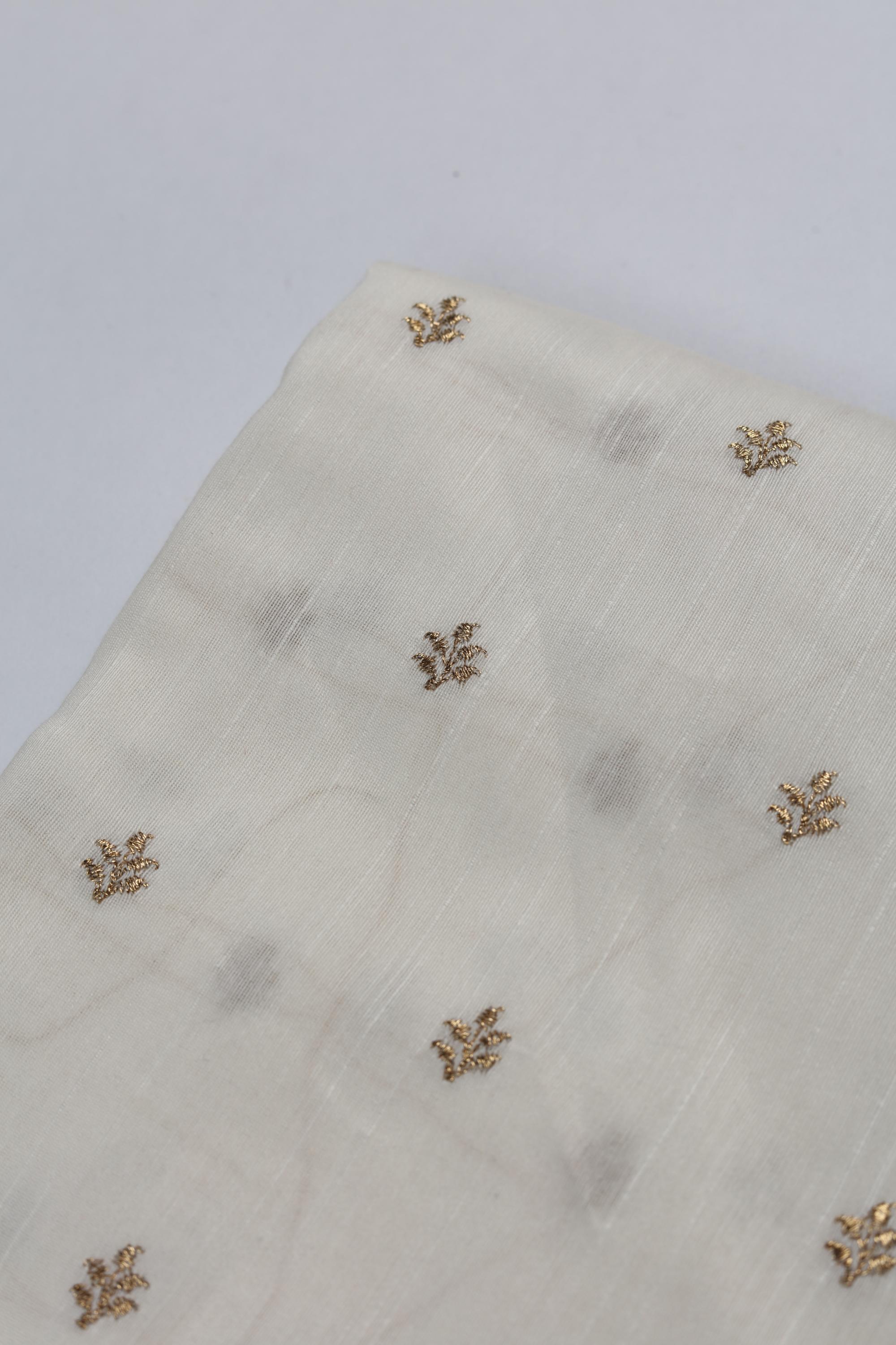 Cotton Silk 3 Piece Unstitched Set -223