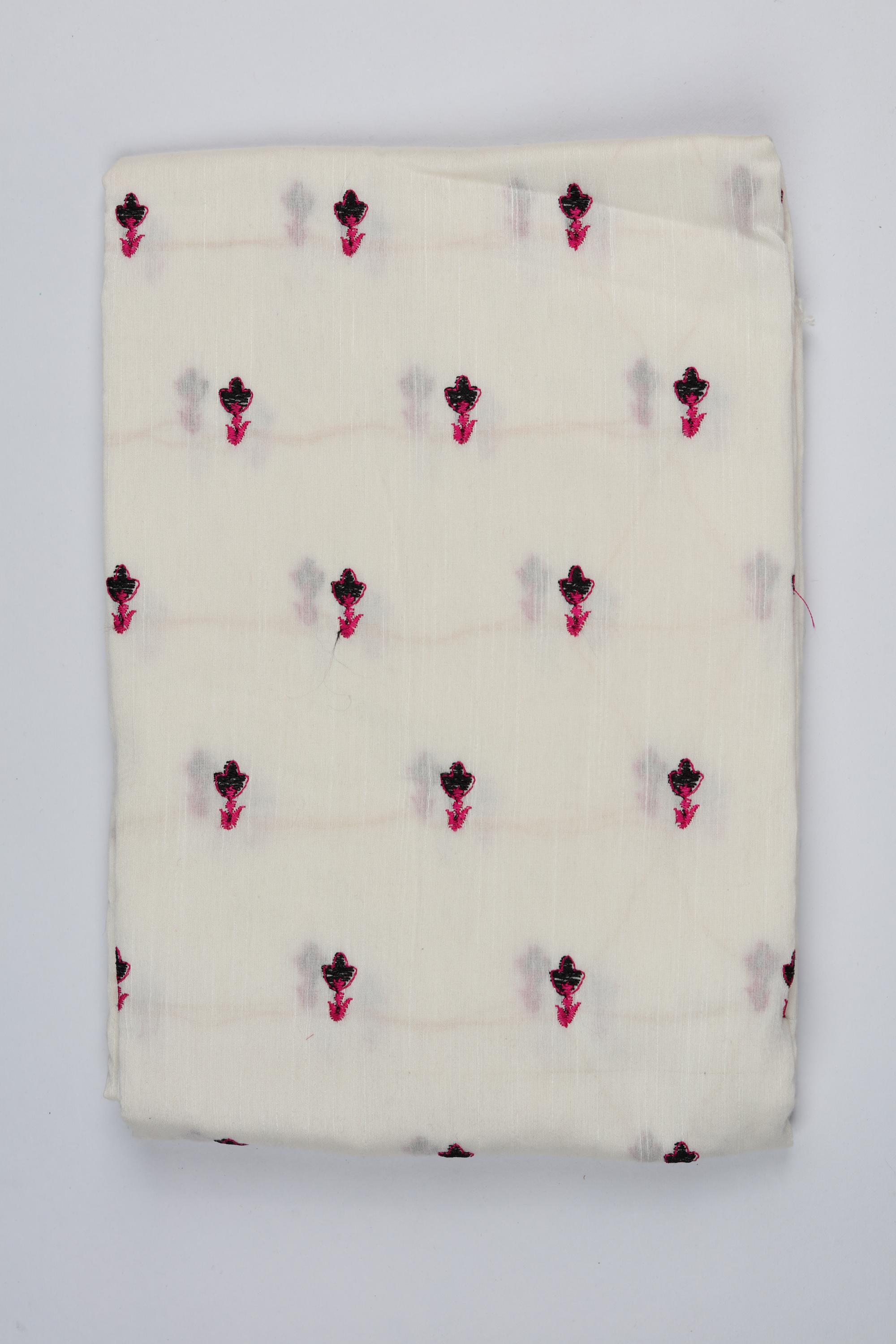 Cotton Silk 3 Piece Unstitched Set -227