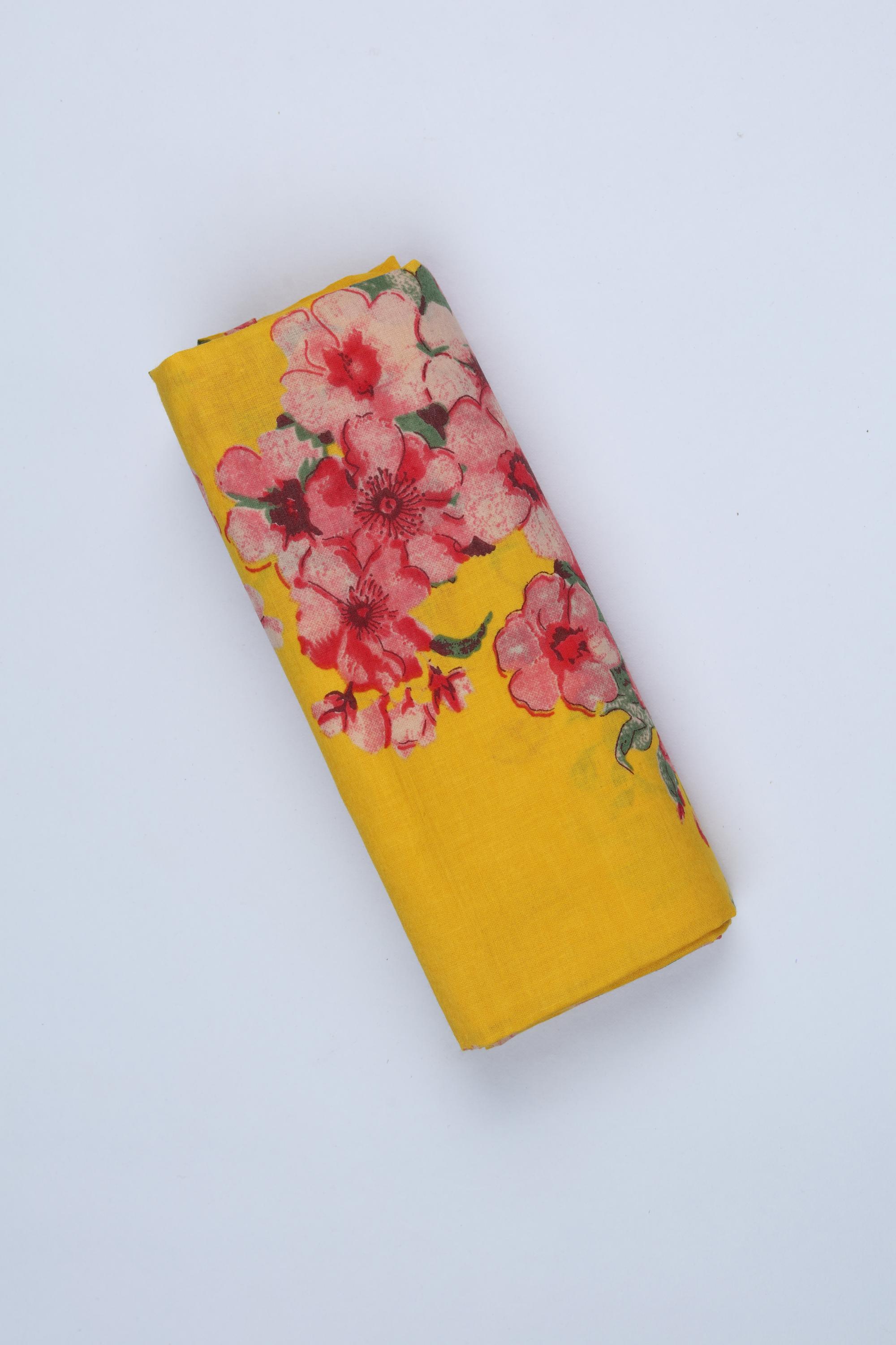 Cotton Silk 2 Piece Unstitched Kurta & Bttom Set – Traditional Design-022