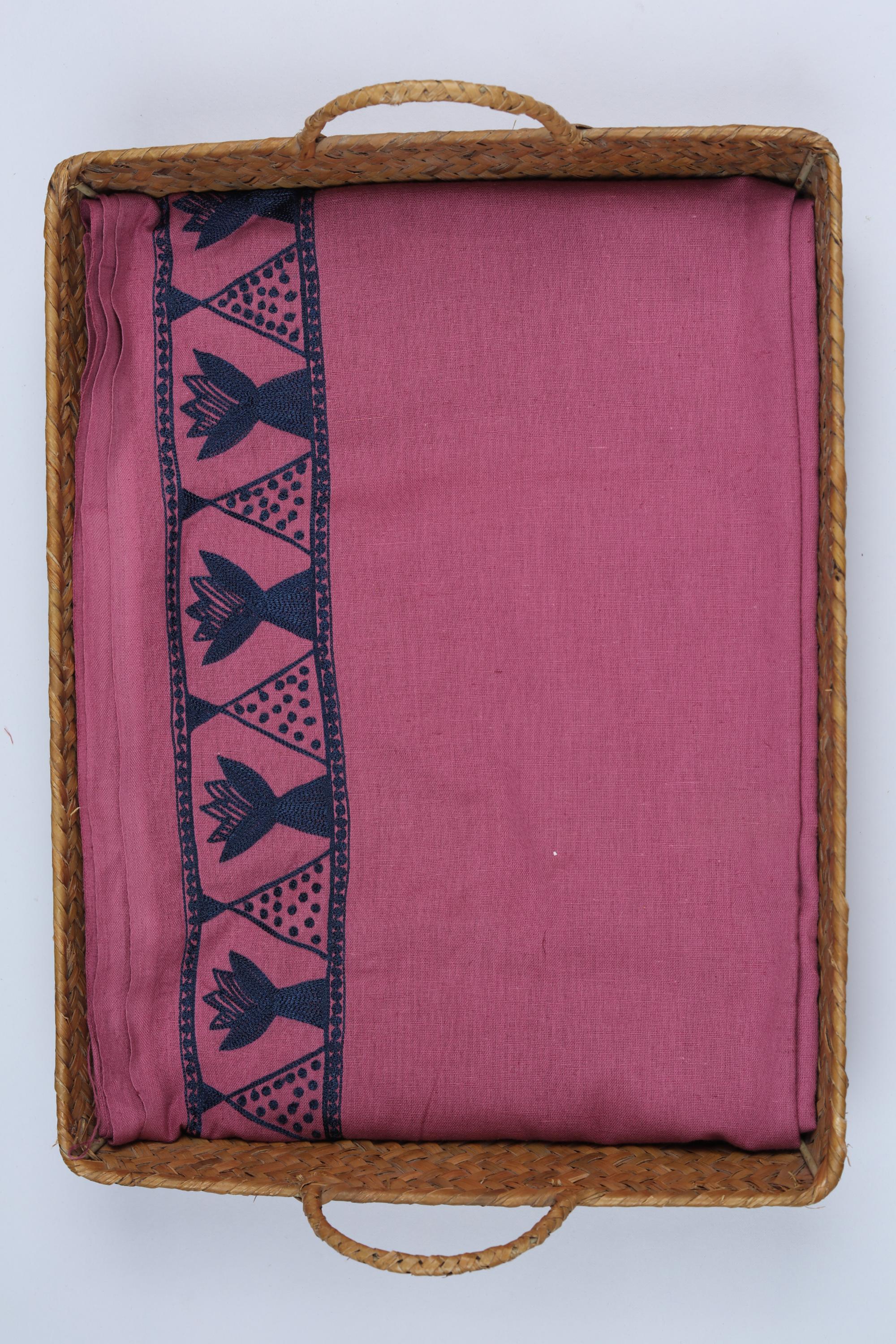 Cotton 2 Piece Unstitched Kurta & Bttom Set – Traditional Design-025