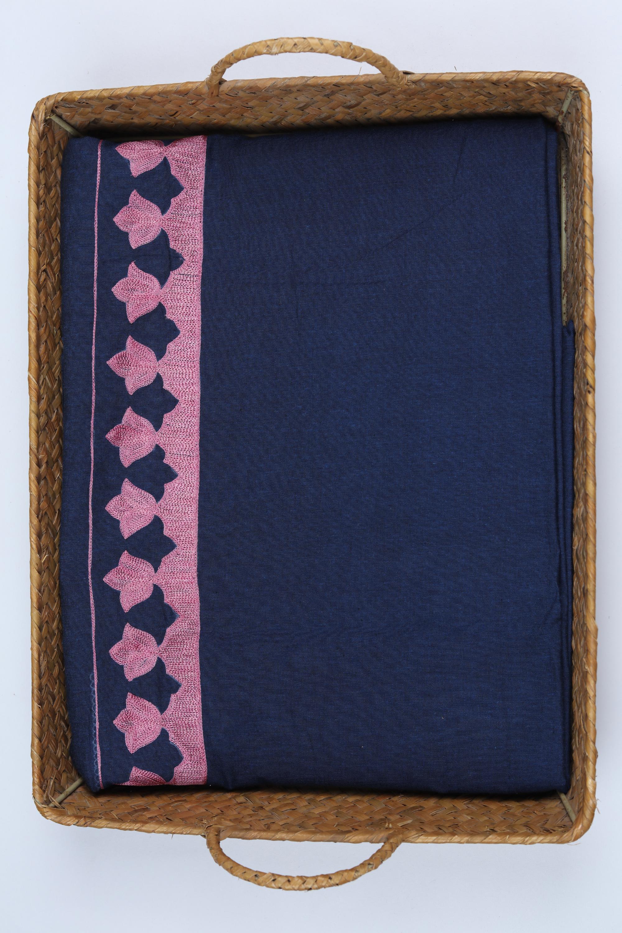 Cotton 2 Piece Unstitched Kurta & Bttom Set – Traditional Design-027
