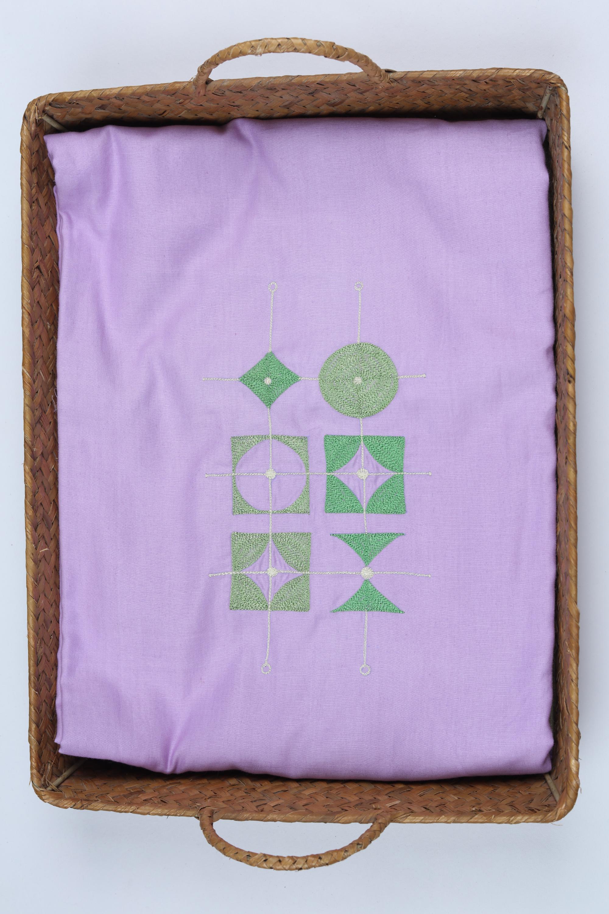 Cotton 2 Piece Unstitched Kurta & Bttom Set – Traditional Design-040
