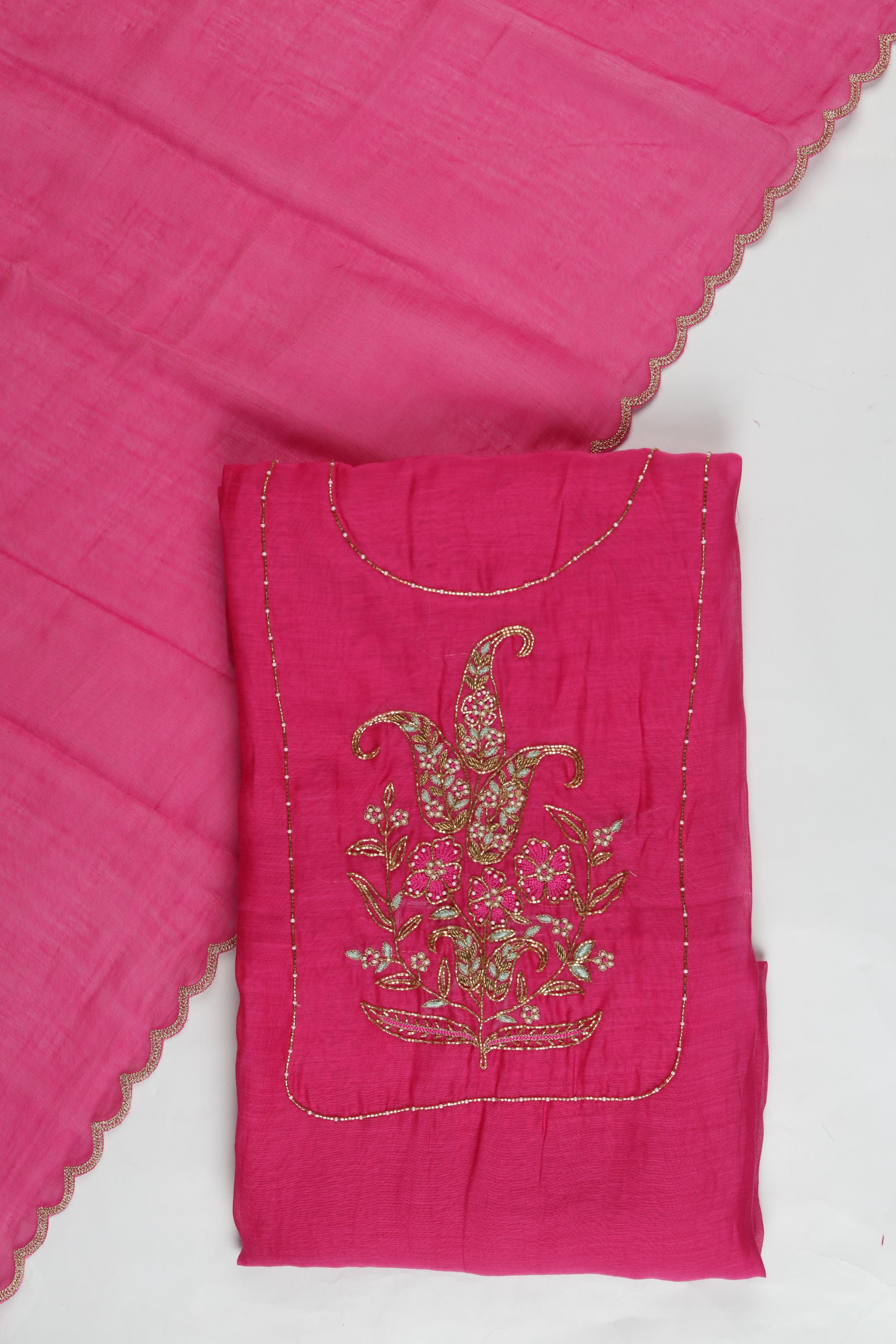 Mul Chanderi Set -29