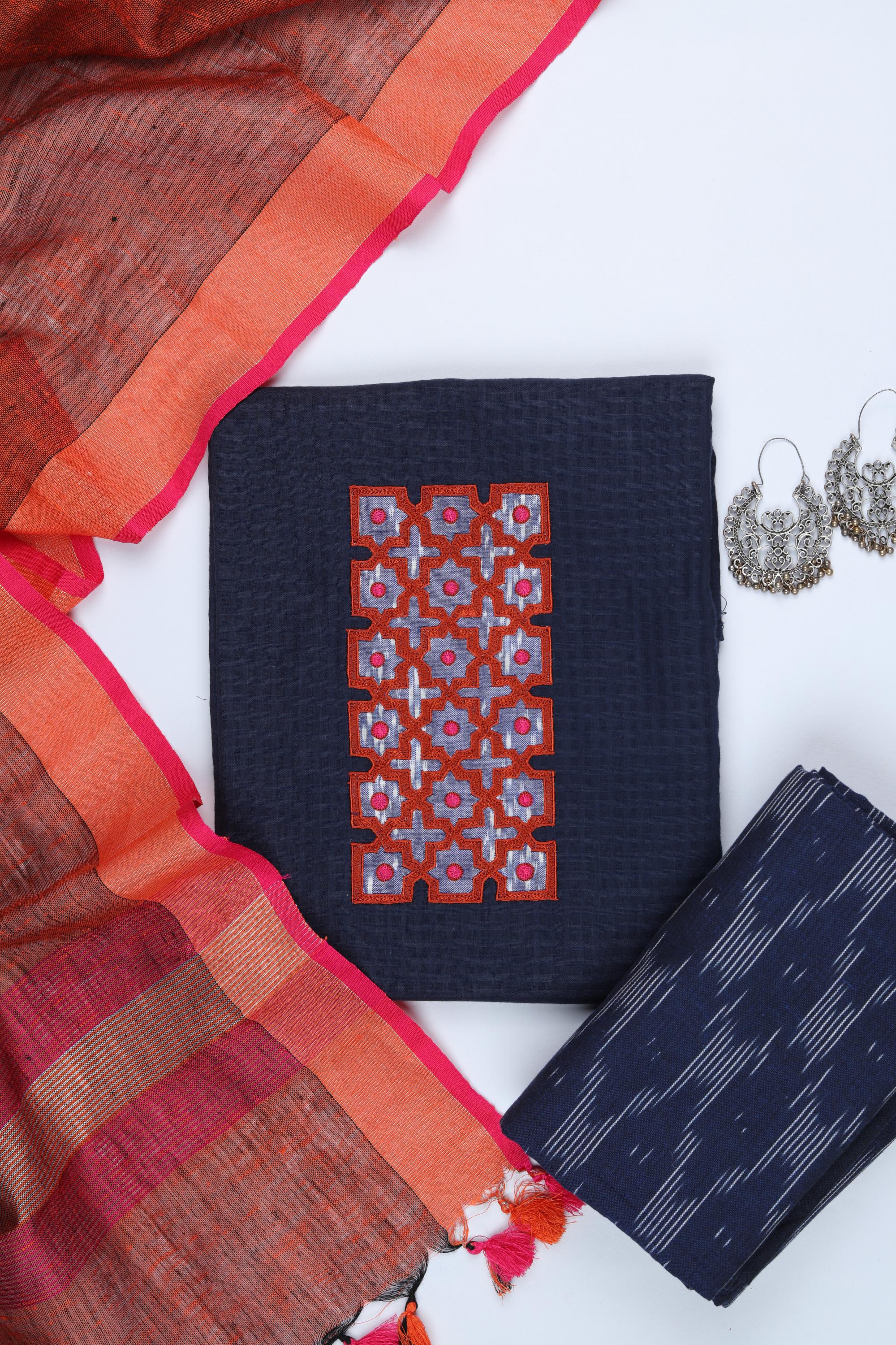 Cotton 3 Piece Unstitched Set -231