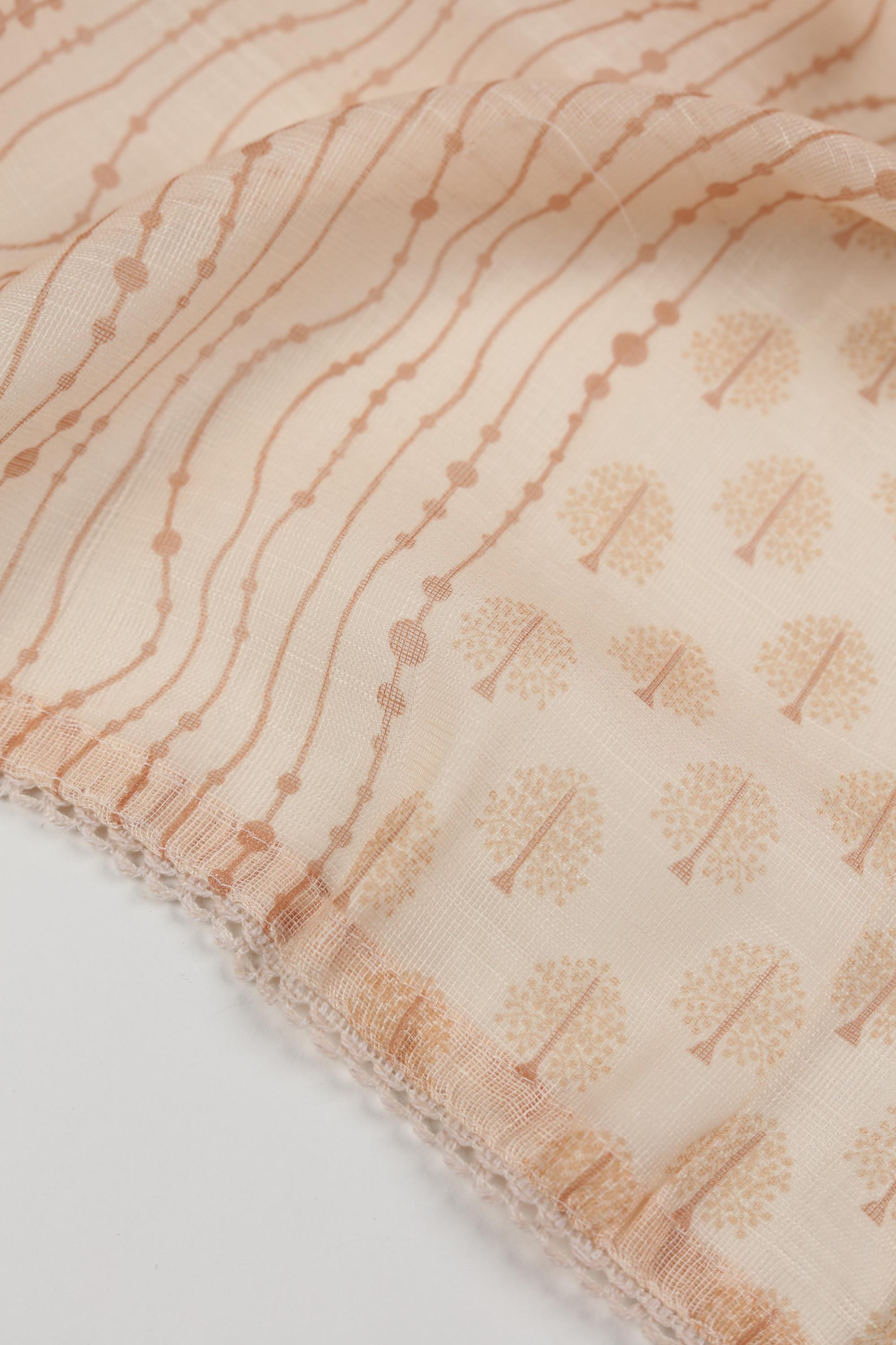 Semi Linen Embroidered Set-3