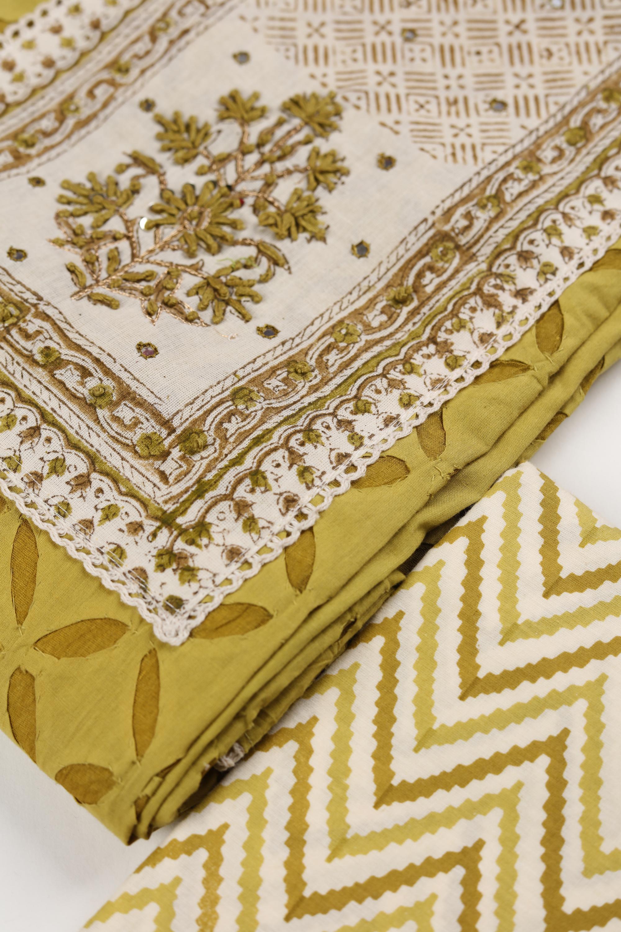 Cotton Applique Work Set -2