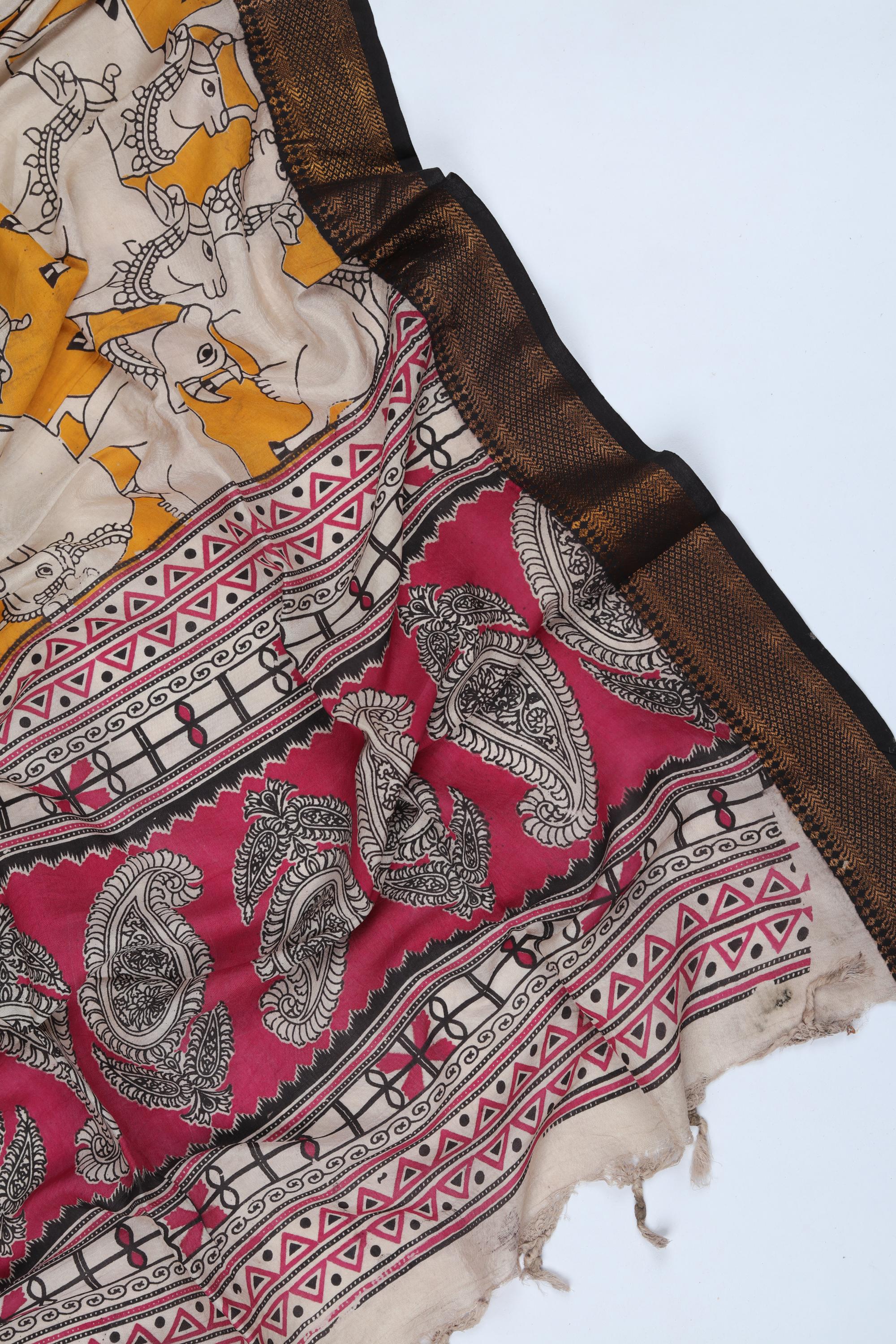 Cotton Silk 3 Piece Unstitched Set -243
