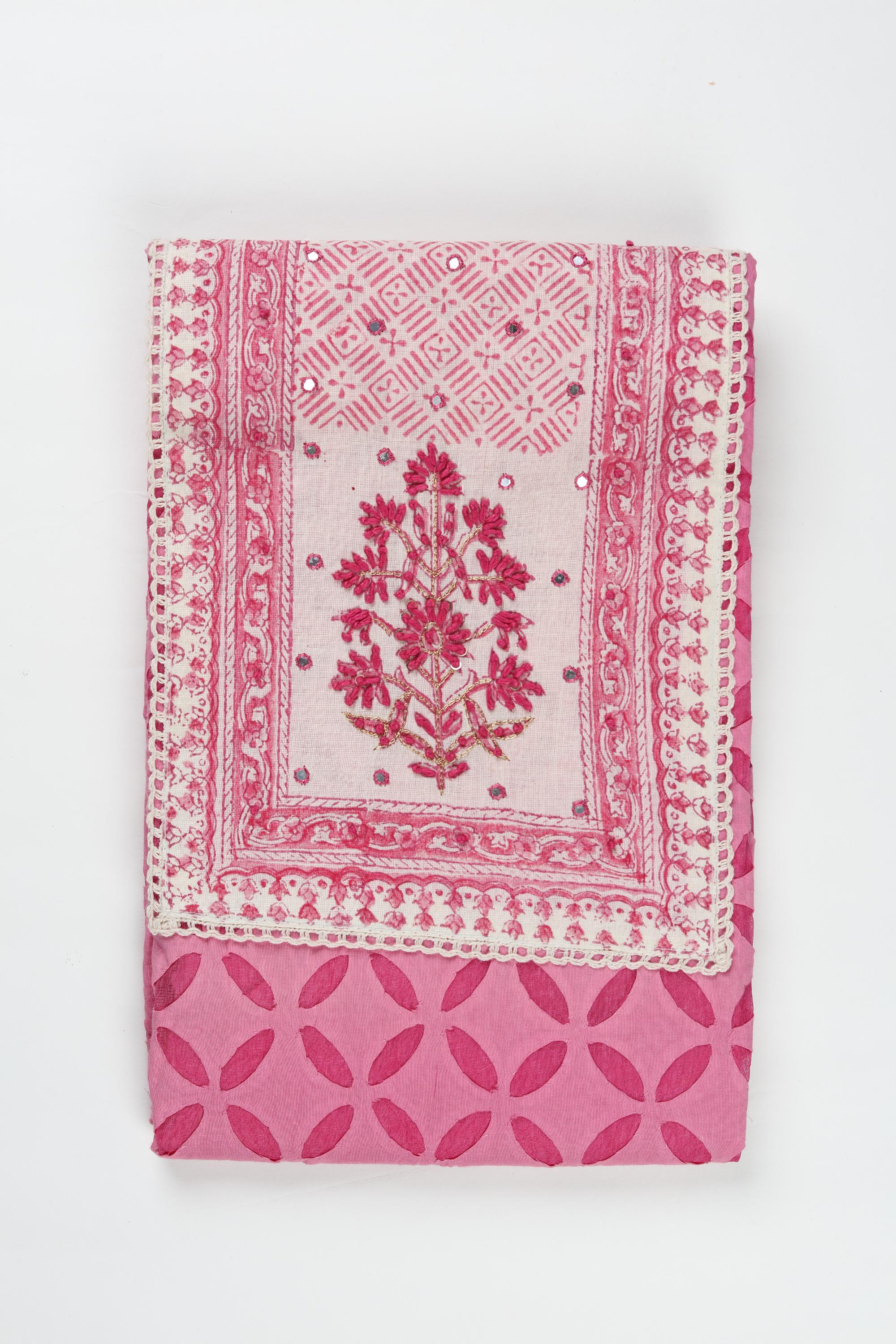 Cotton Applique Work Set -3