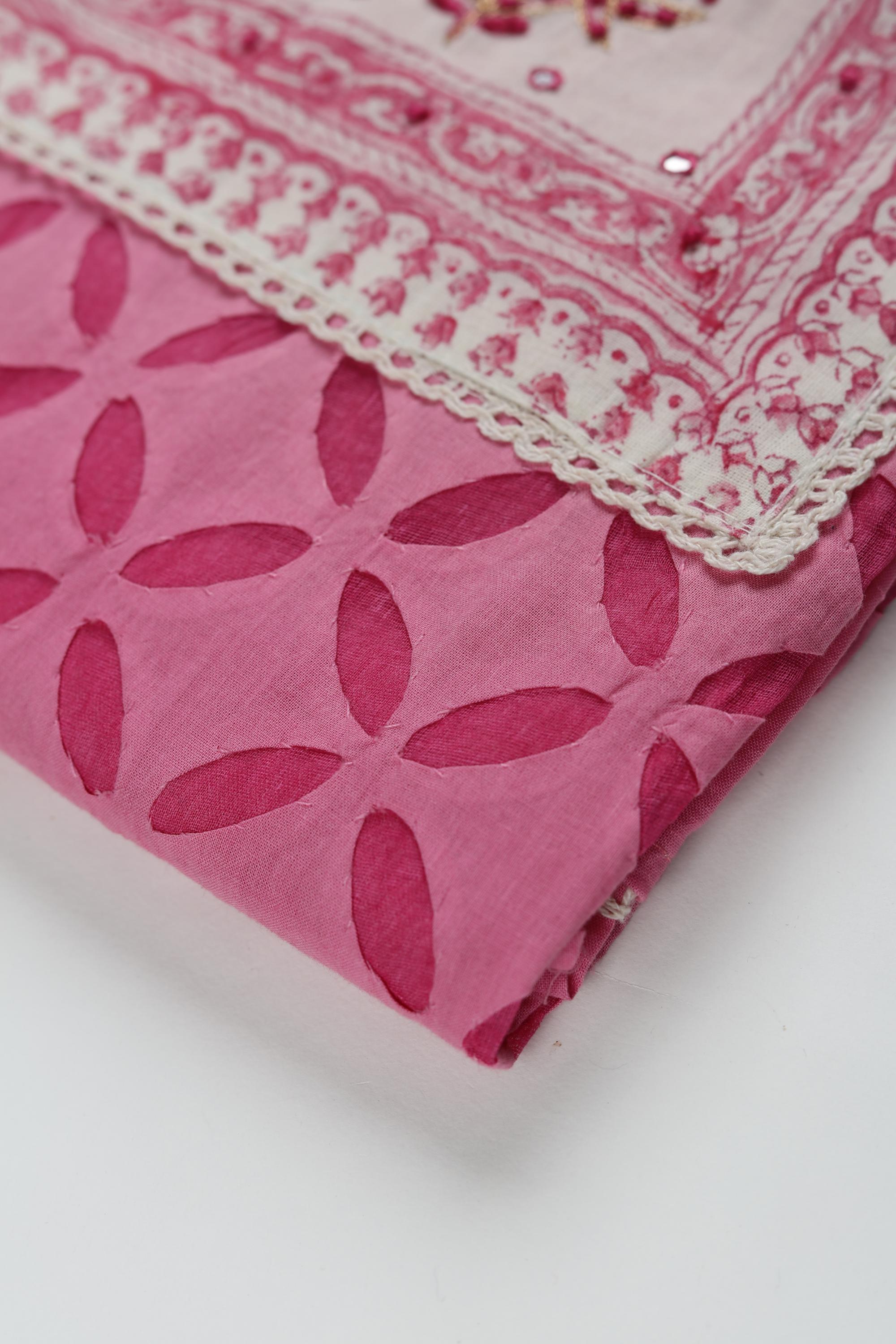 Cotton Applique Work Set -3