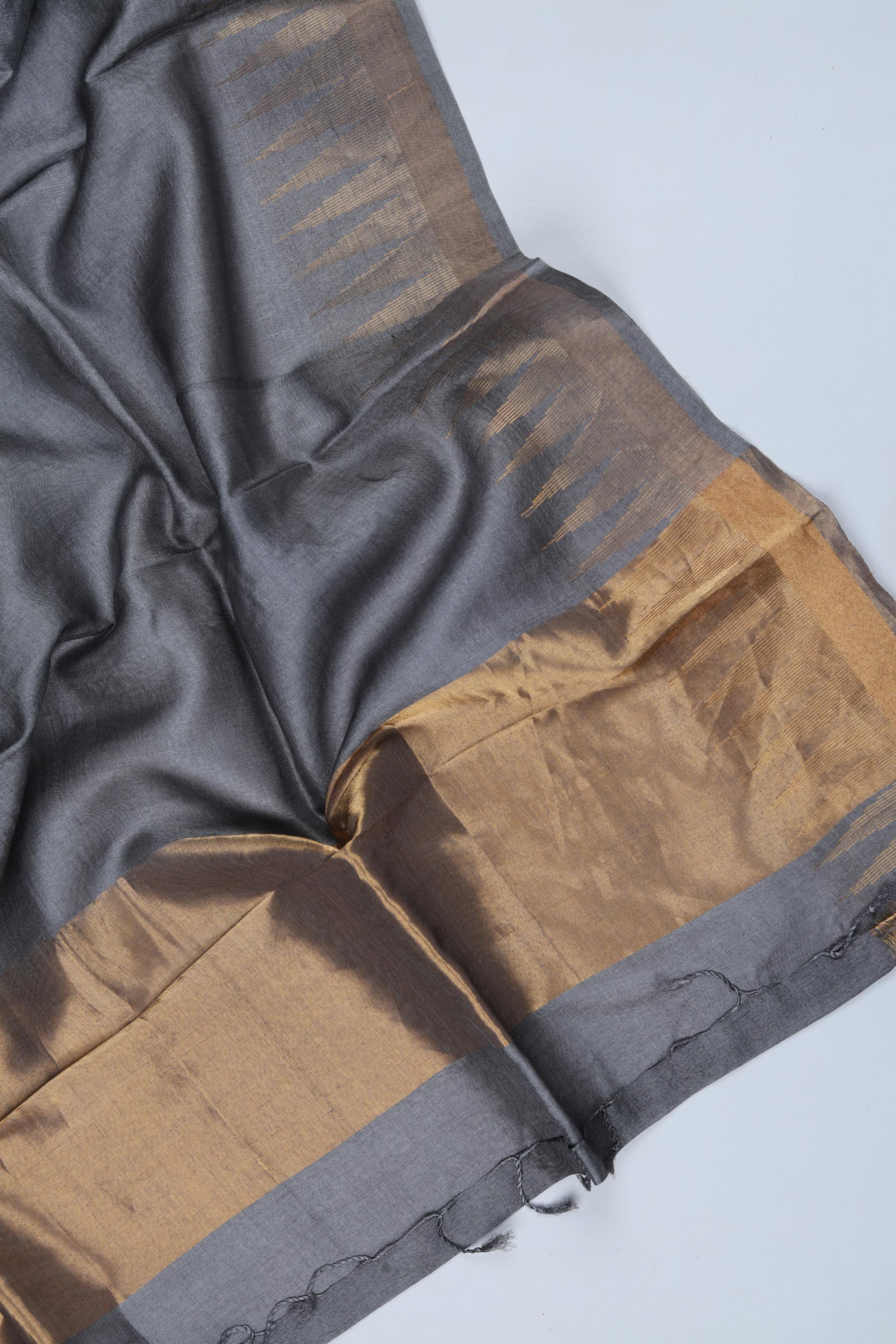 Tussar Silk 3 Piece Unstitched Set -247