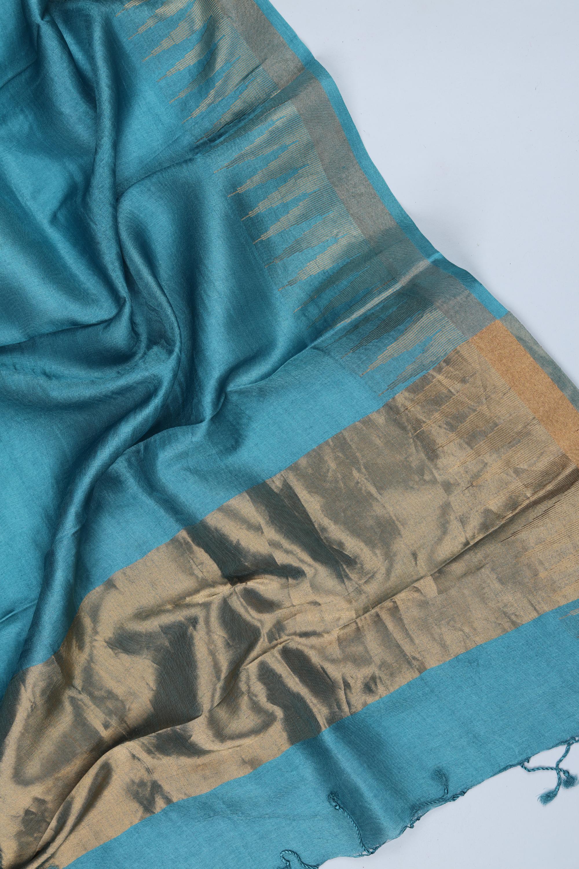 Tussar Silk 3 Piece Unstitched Set -248