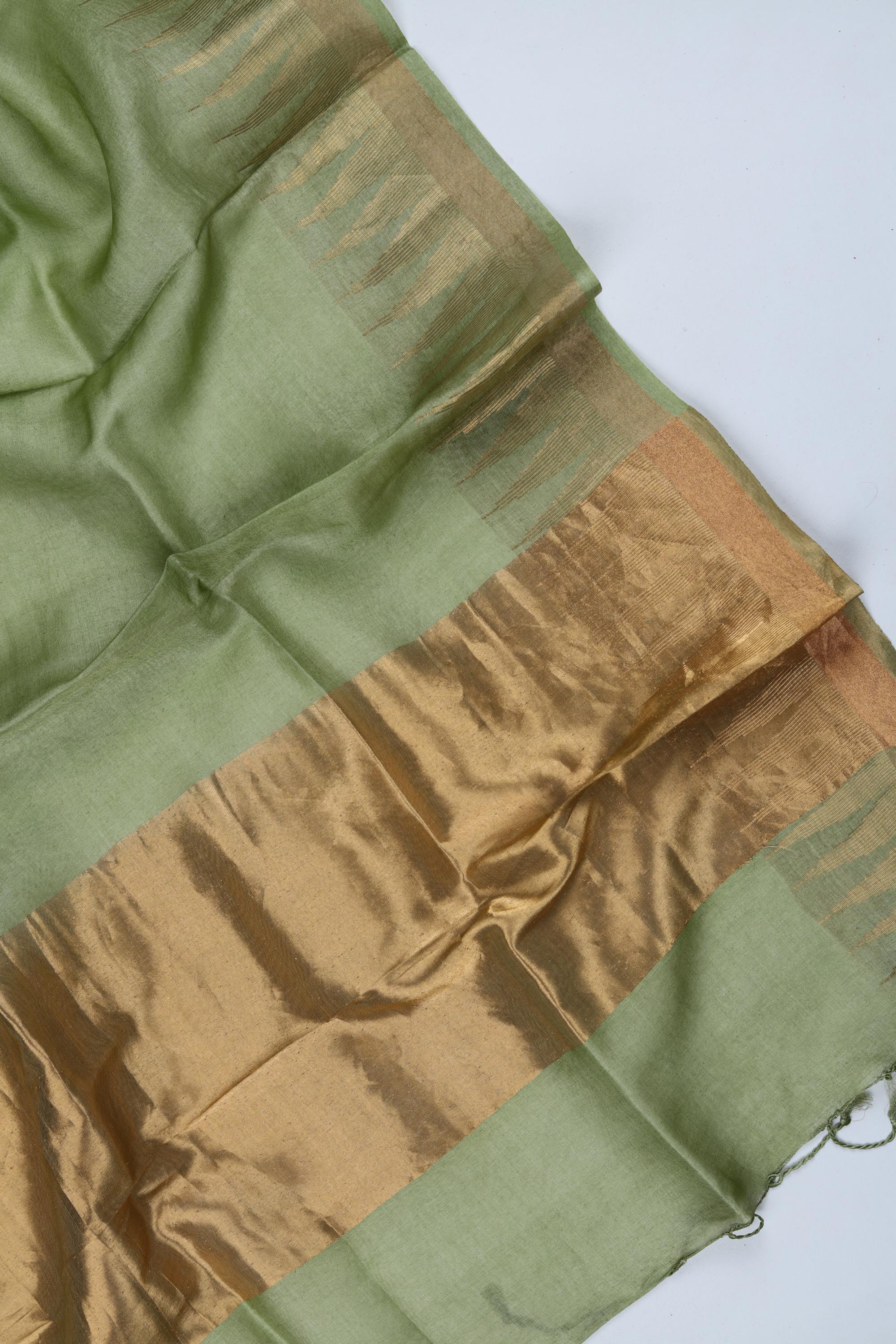 Tussar Silk 3 Piece Unstitched Set -251