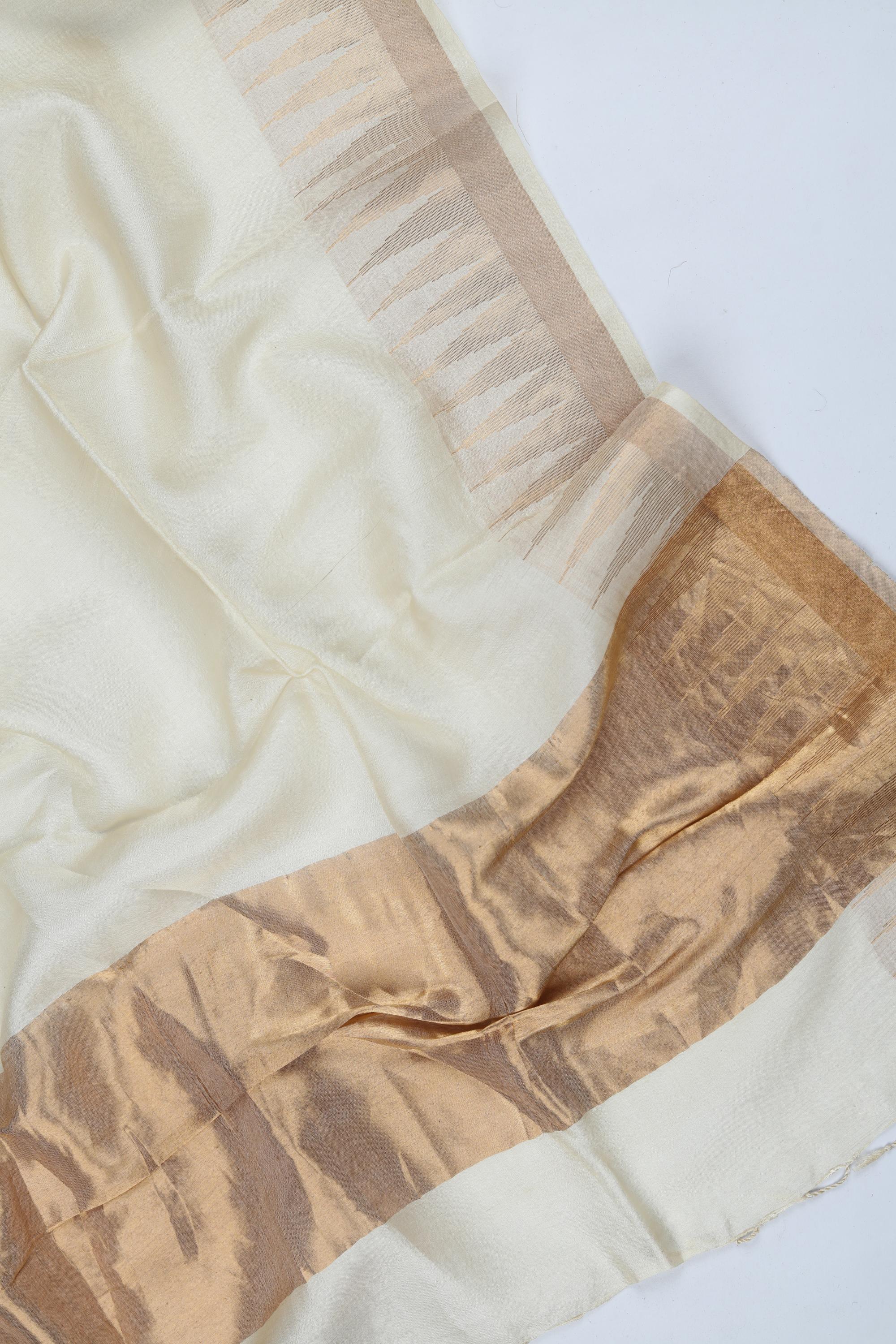 Tussar Silk 3 Piece Unstitched Set -254