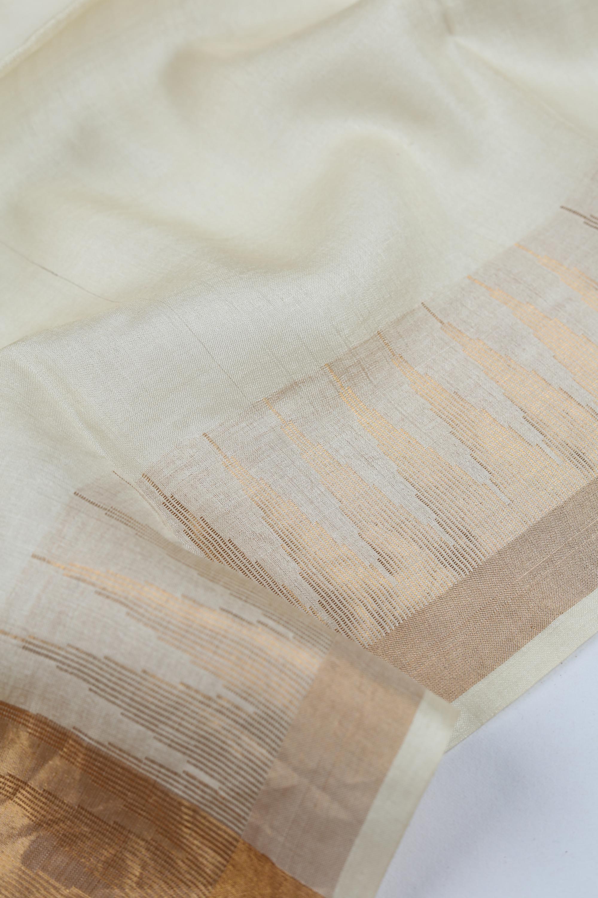 Tussar Silk 3 Piece Unstitched Set -254