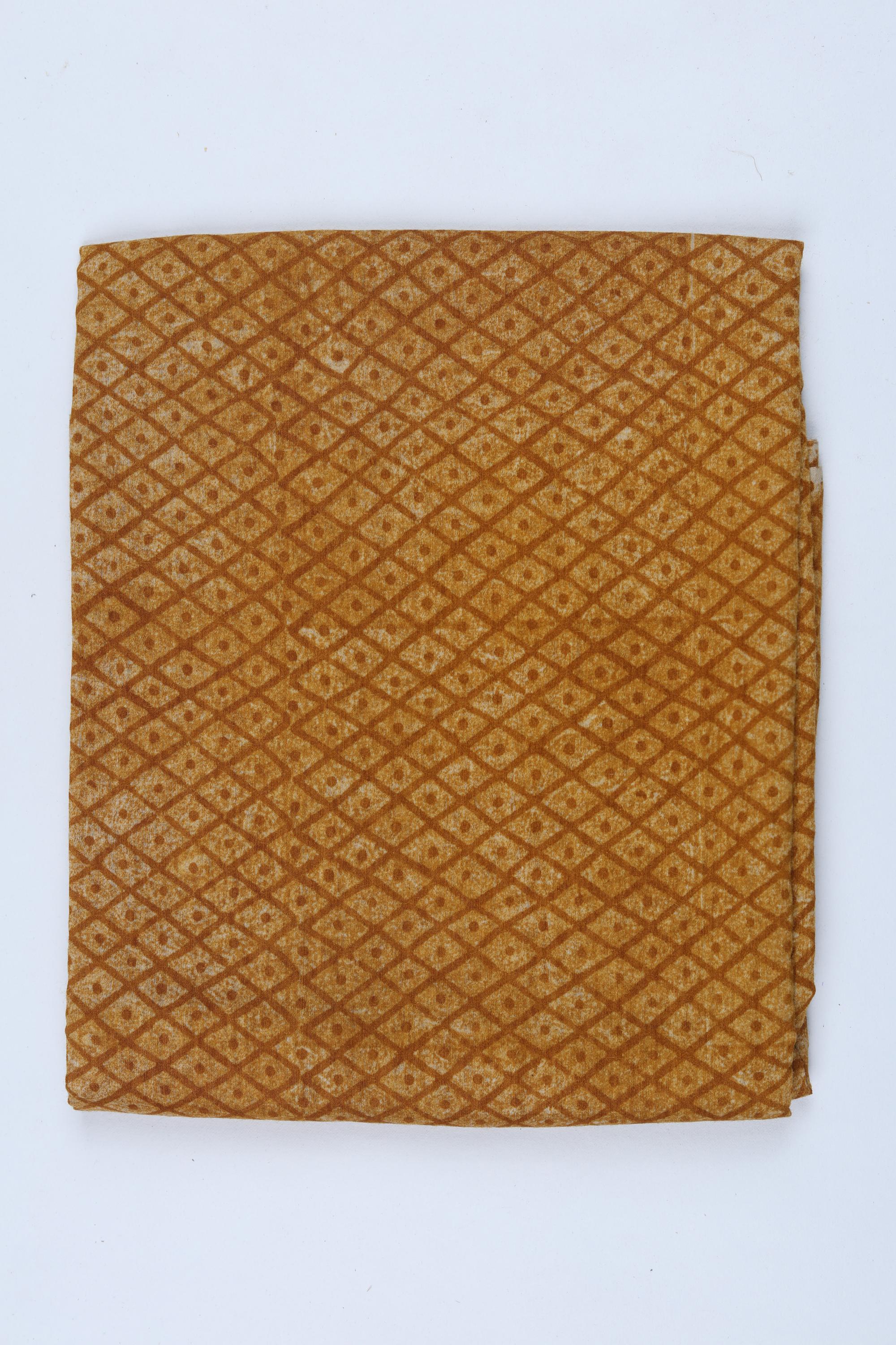Tussar Silk 3 Piece Unstitched Set -257