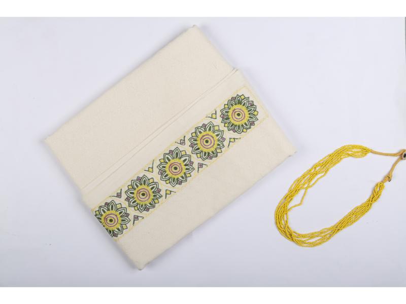 GAWAKSH SIGNATURE - Off White KURTA FABRIC