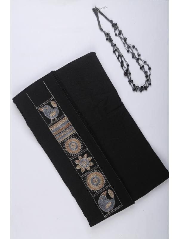 GAWAKSH SIGNATURE -BLACK KURTA FABRIC