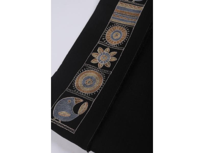 GAWAKSH SIGNATURE -BLACK KURTA FABRIC