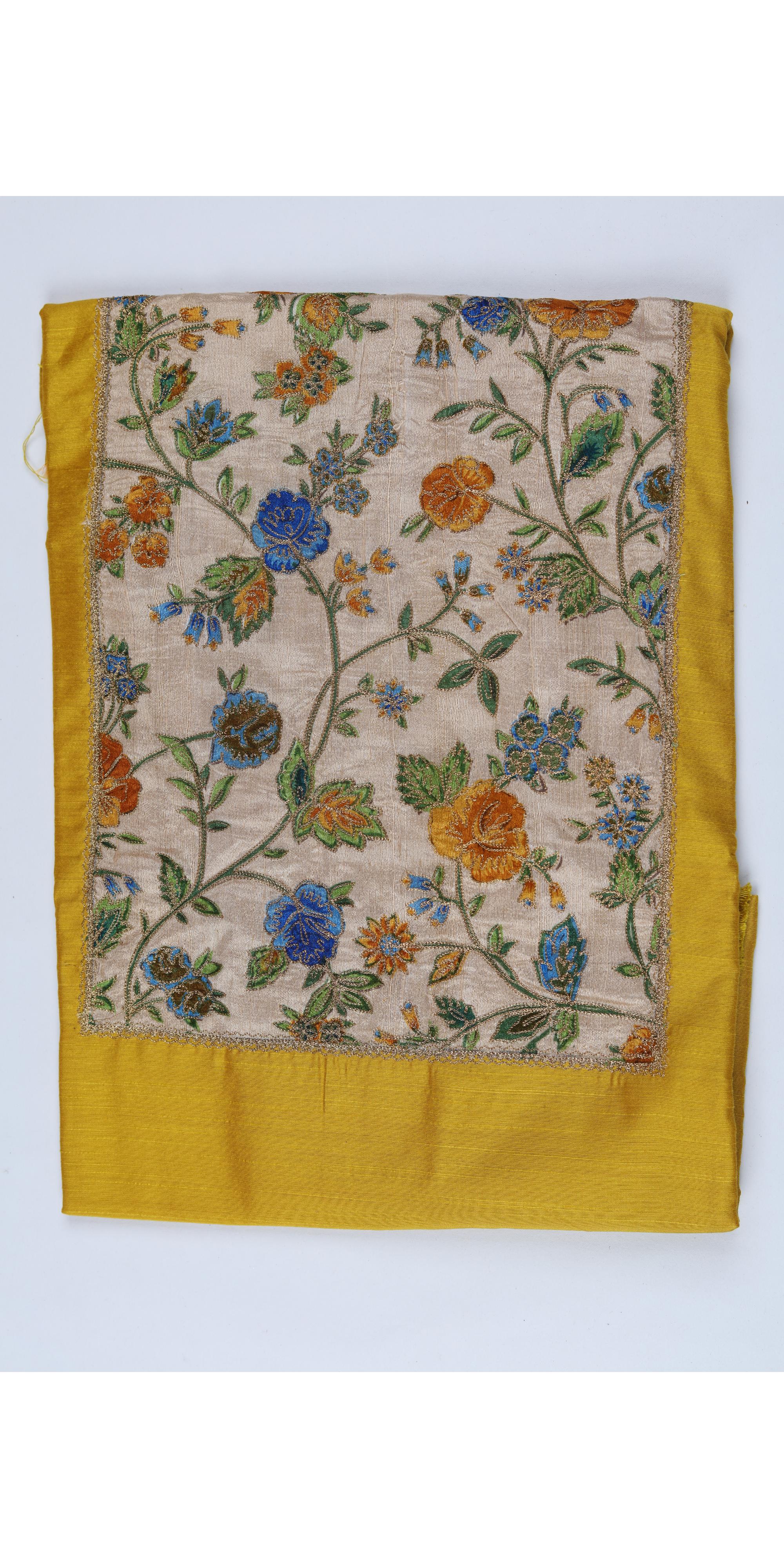 Cotton Silk 3 Piece Unstitched Set -288