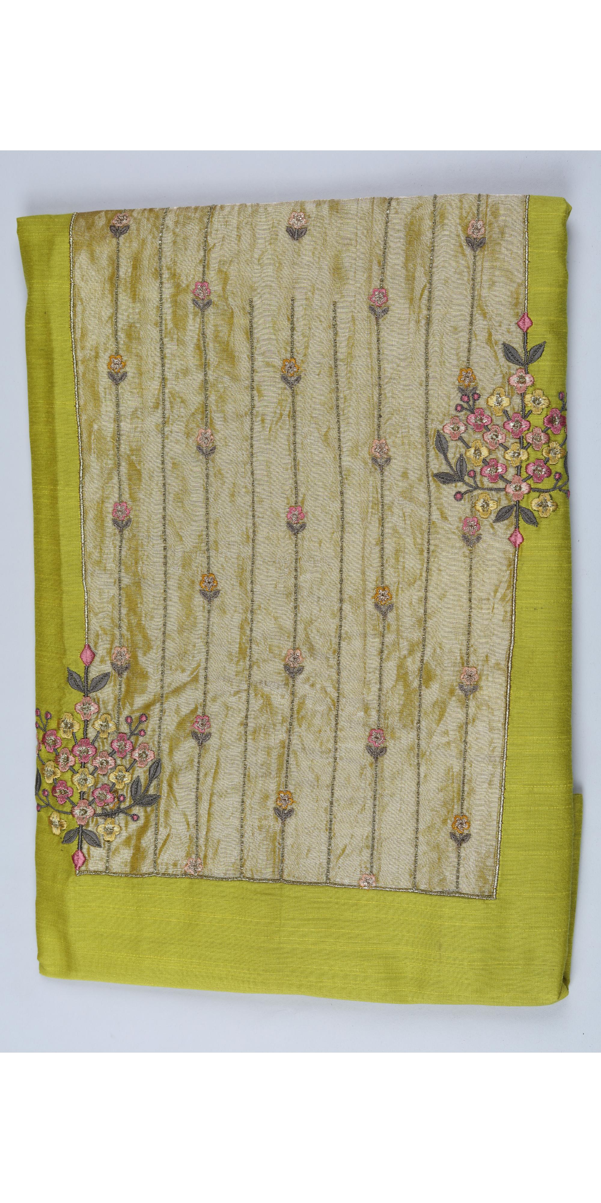 Cotton Silk 3 Piece Unstitched Set -289