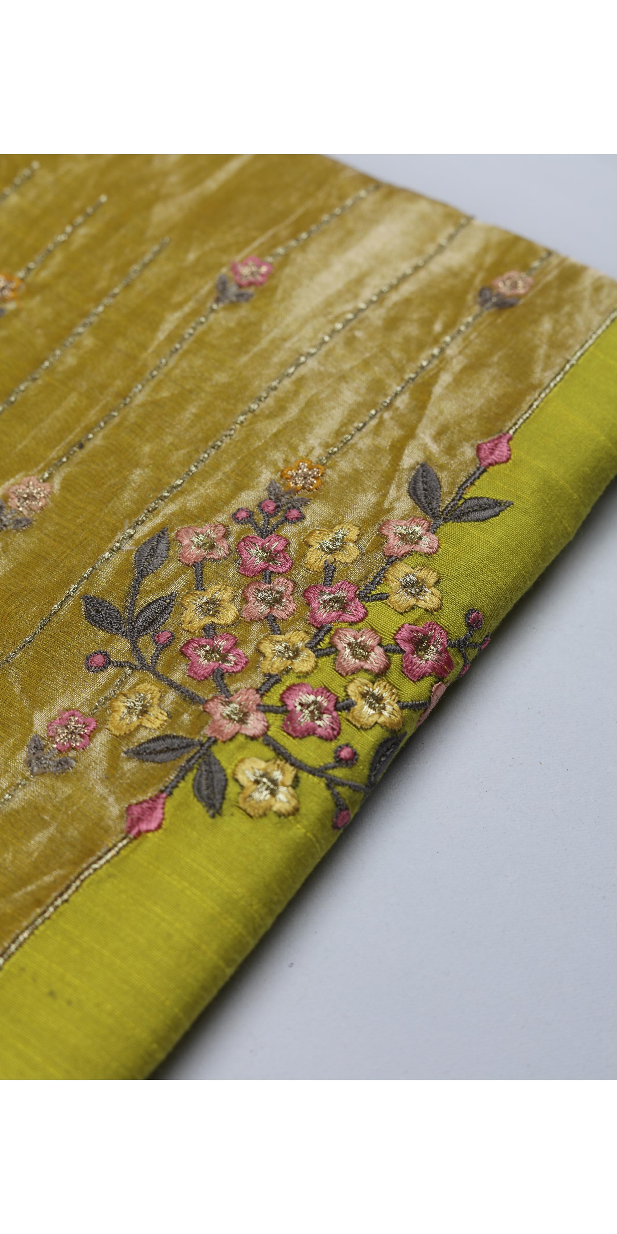 Cotton Silk 3 Piece Unstitched Set -289