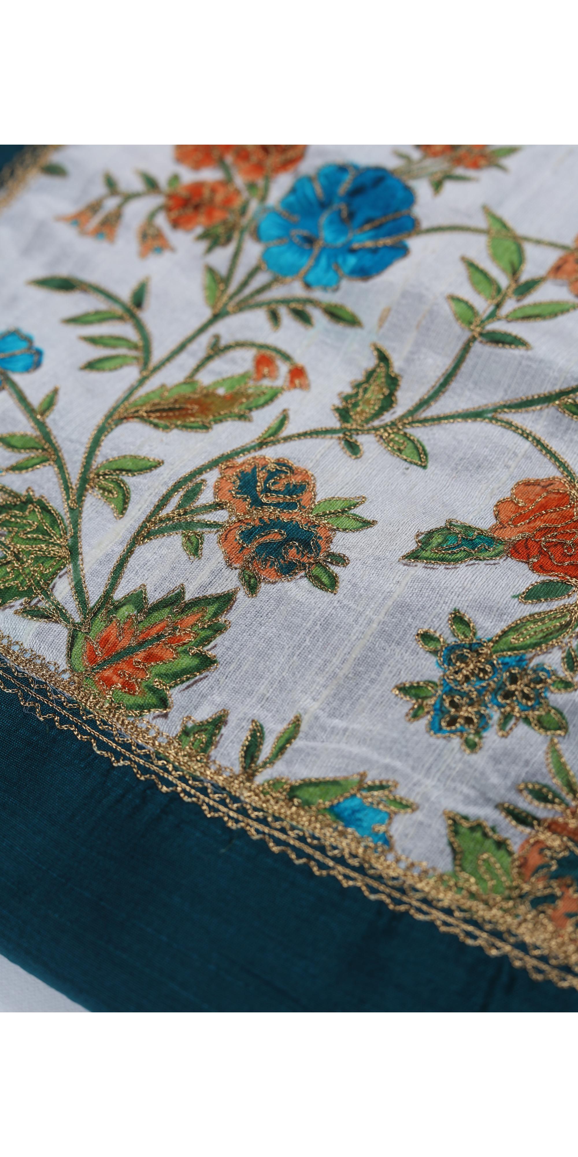 Cotton Silk 3 Piece Unstitched Set -291