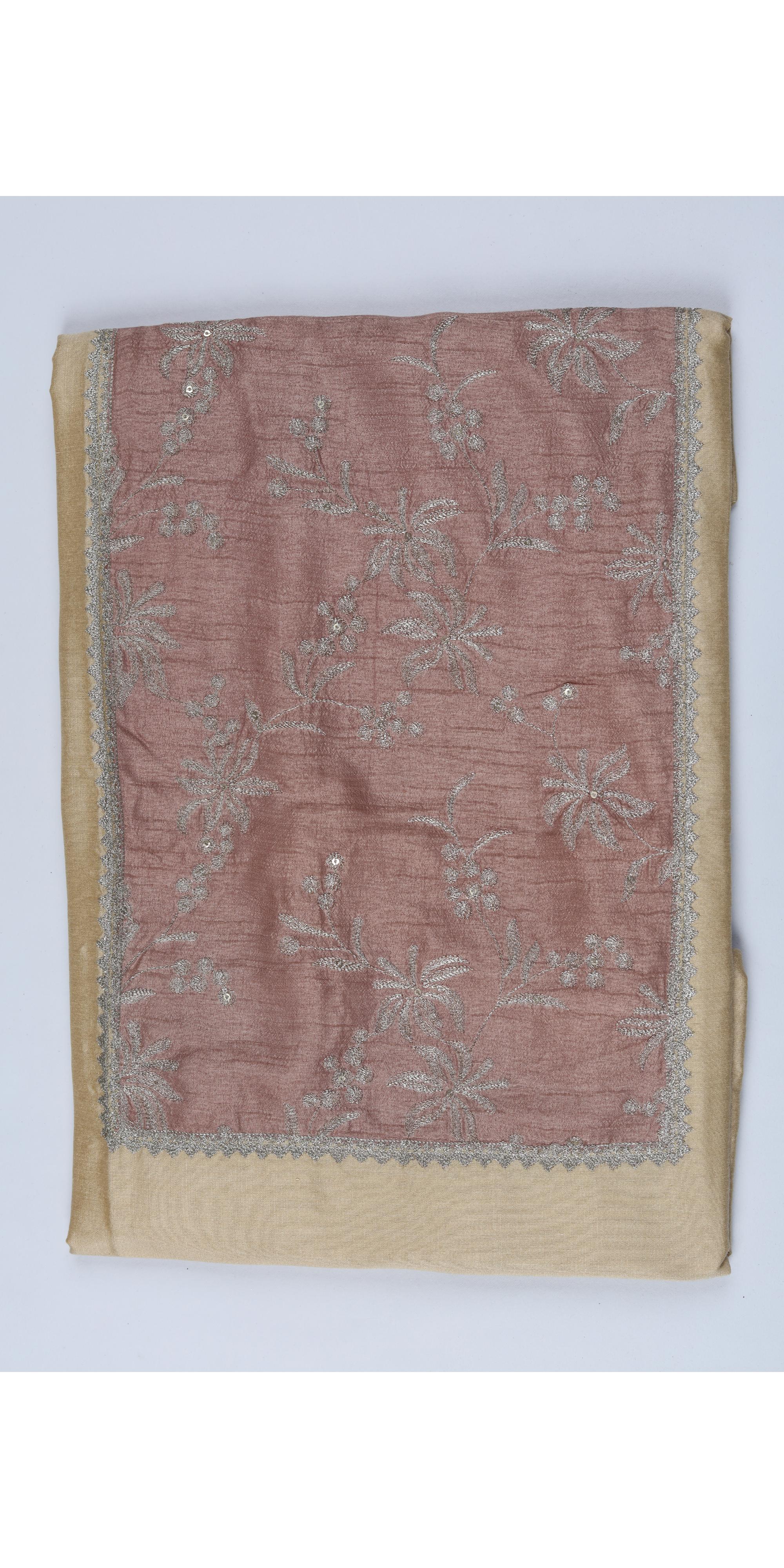 Cotton Silk 3 Piece Unstitched Set -304